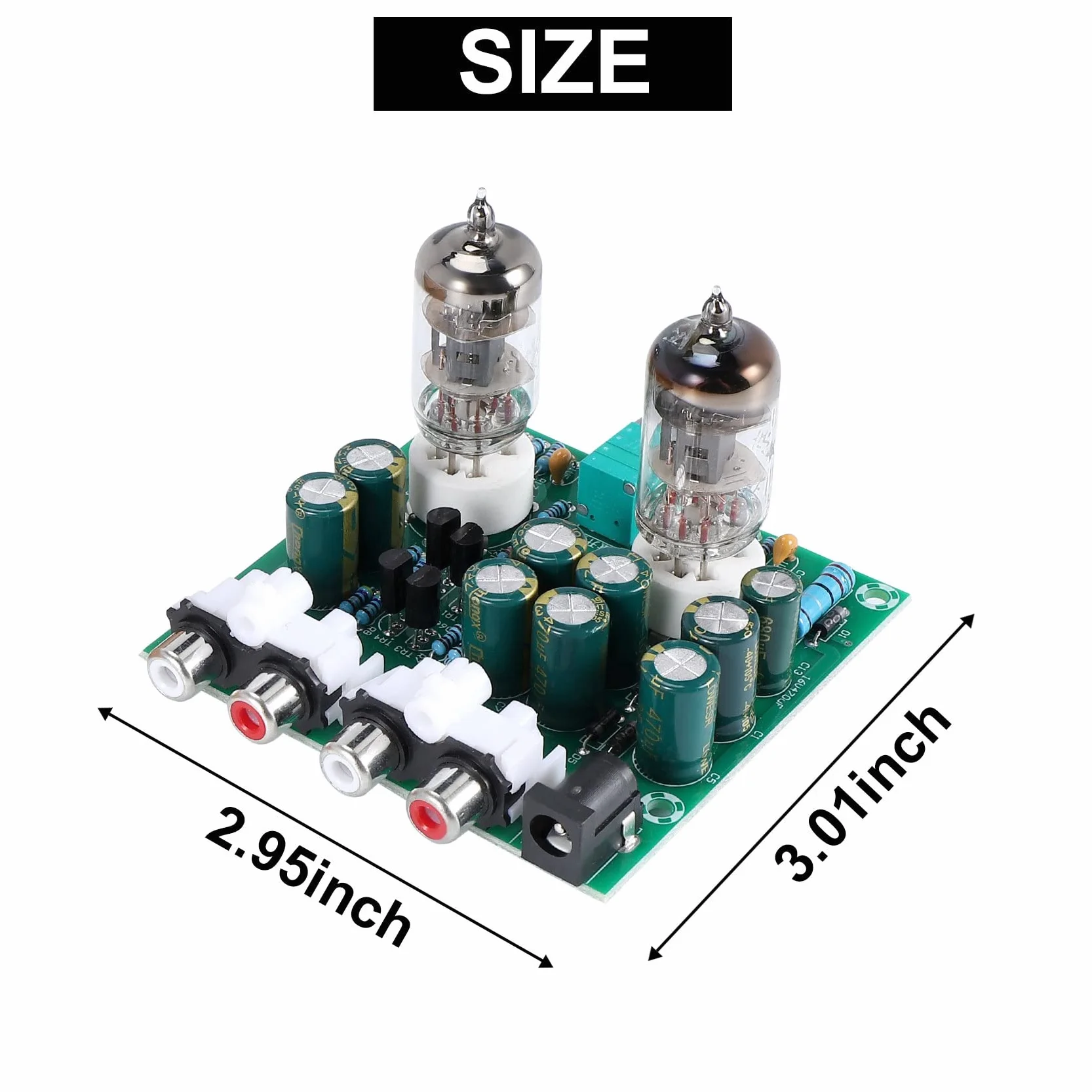 6J1 Preamplificatore Valvolare Amplificatore per Cuffie Buffer Kit DIY con Guscio Trasparente