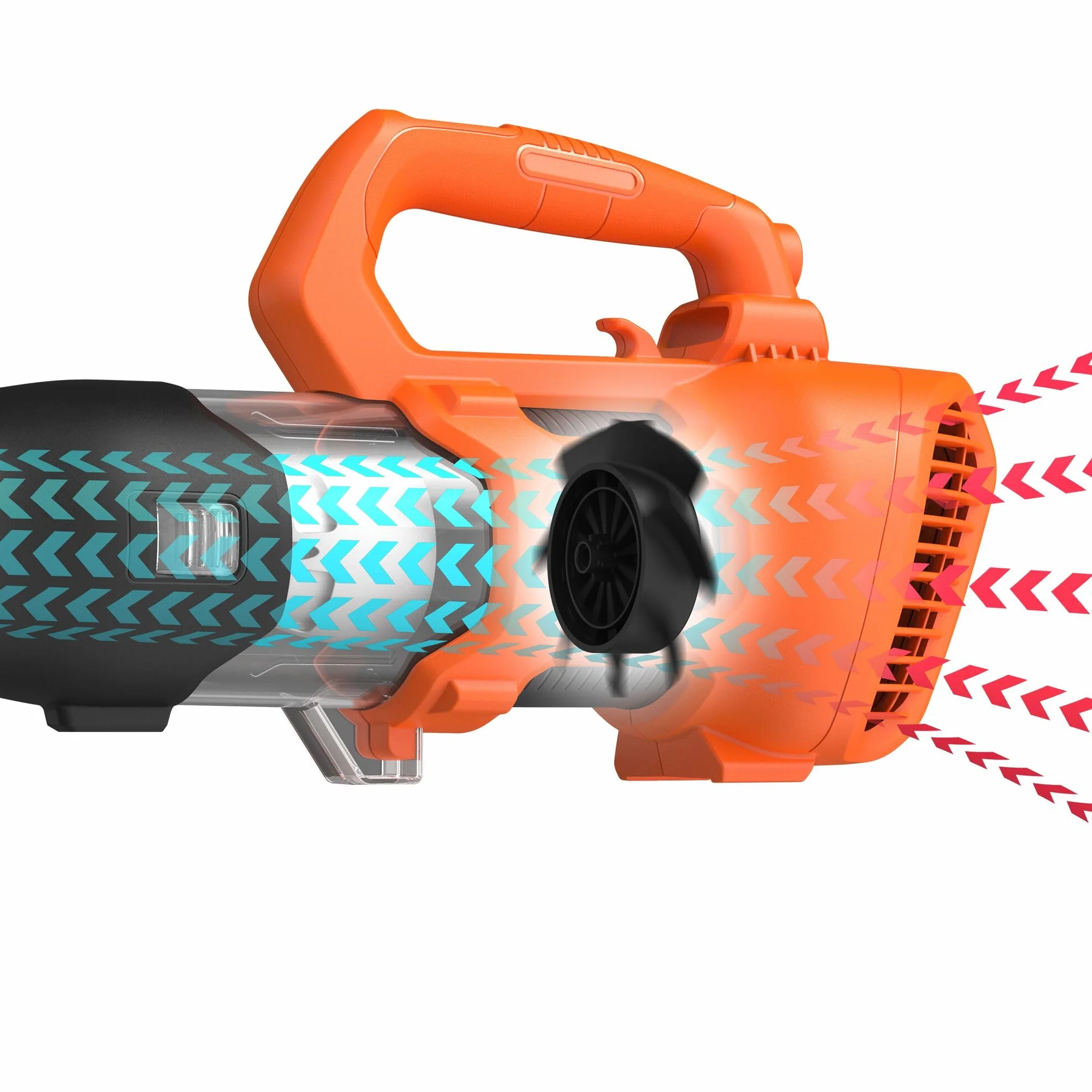 BLACK+DECKER,SOFFIATORE ASSIALE 1850W - VEL SOFFIAGGIO FINO A 190 KM/H, DESIGN LEGGERO E COMPATTO . BEBL185-QS
