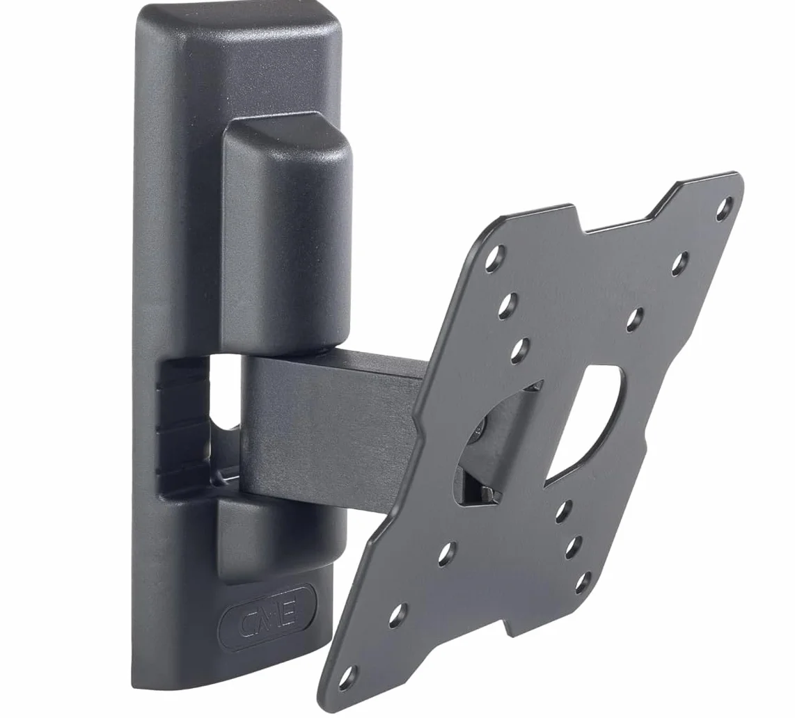 Meliconi CME ETR100 Supporto TV a Parete Inclinabile e Ruotabile 14-25'' VESA 50-75-100 25kg Nero