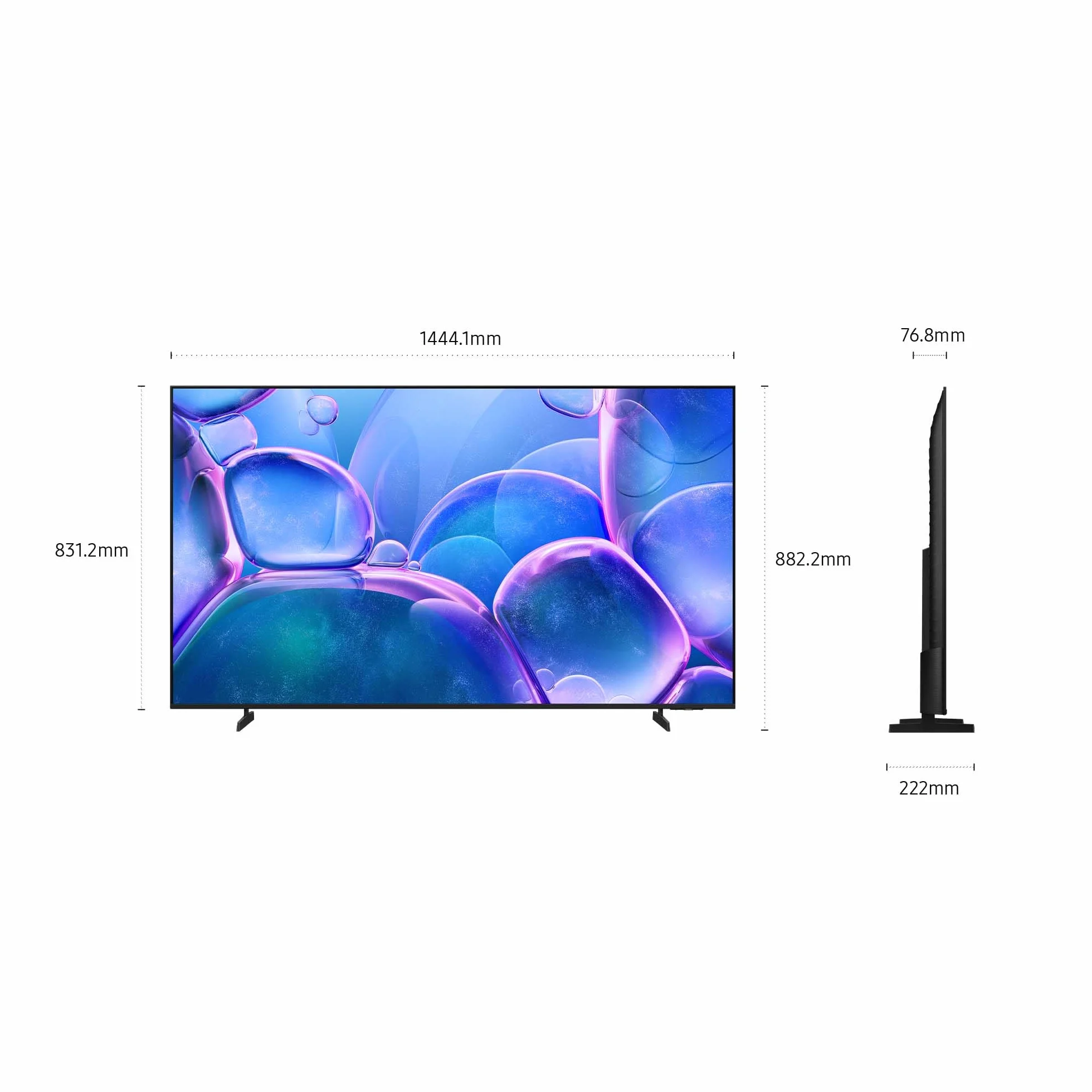 Samsung UE65U7000FUXZT 65'' Crystal UHD 4K Smart TV, HDR, OTS Lite, Adaptive Sound