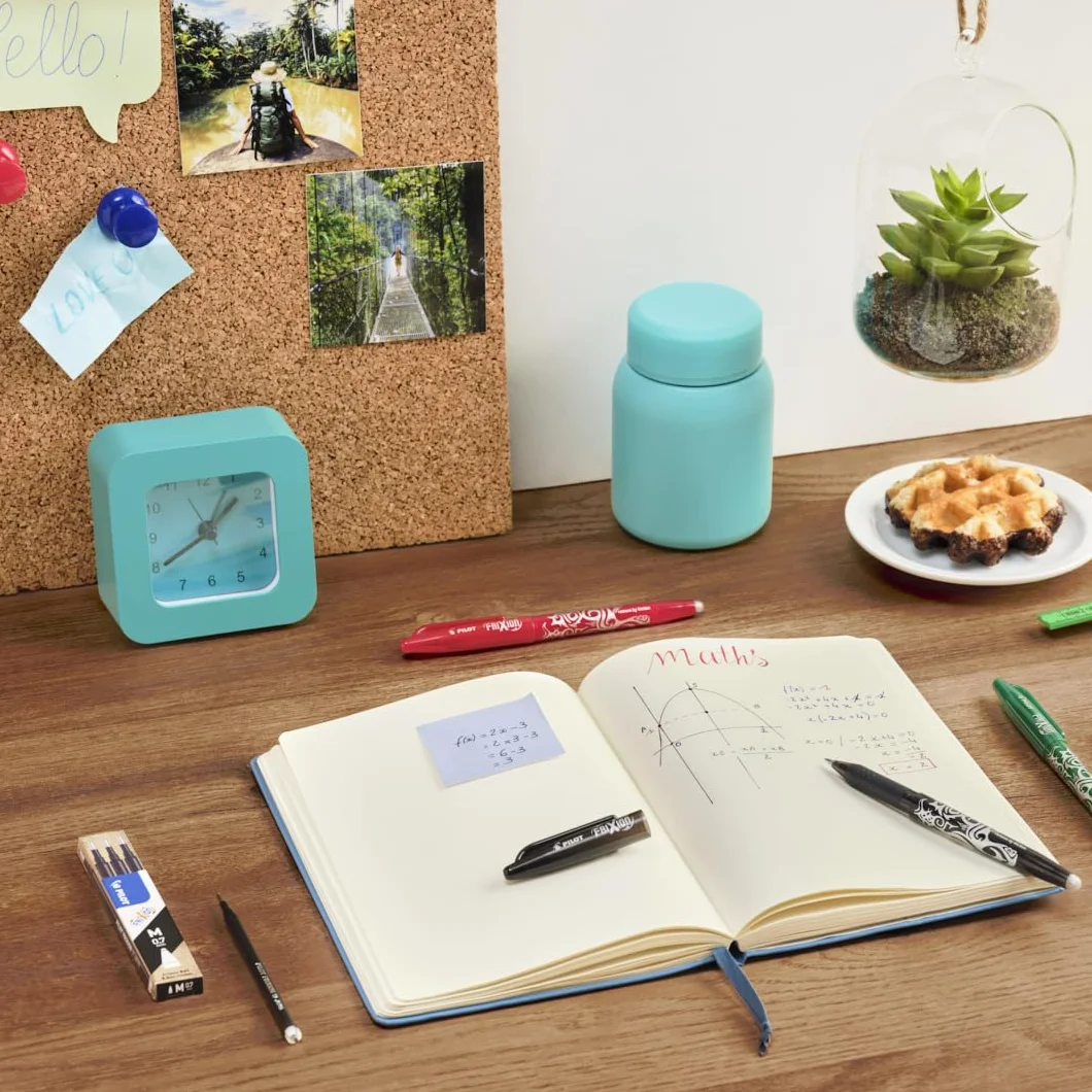 PILOT FriXion Ball 07 Penna a Inchiostro Termico Cancellabile Ricaricabile Blu Punta Media Set con Ricariche
