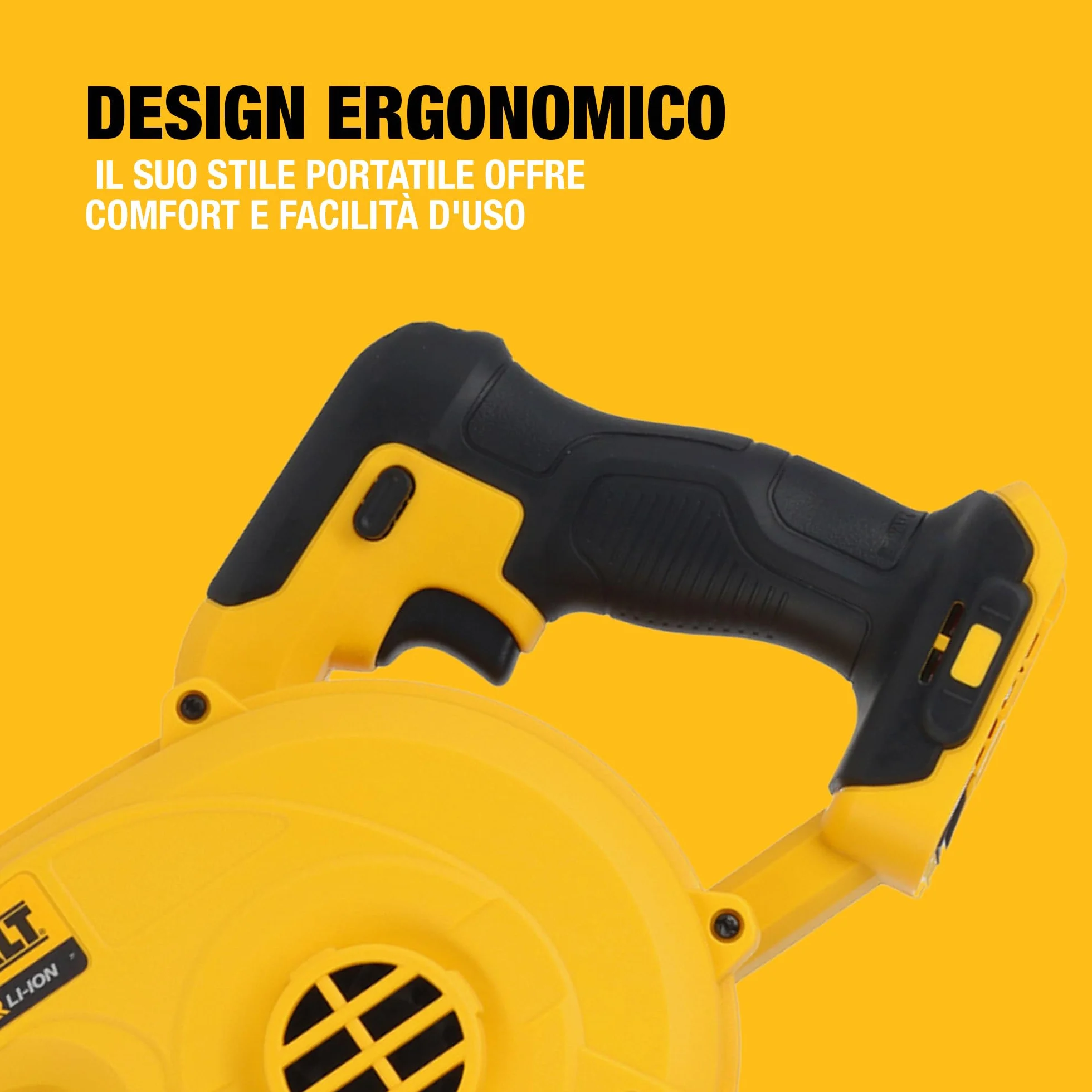 DEWALT Soffiatore Compatto 18V XR, Solo Utensile, DCV100-XJ