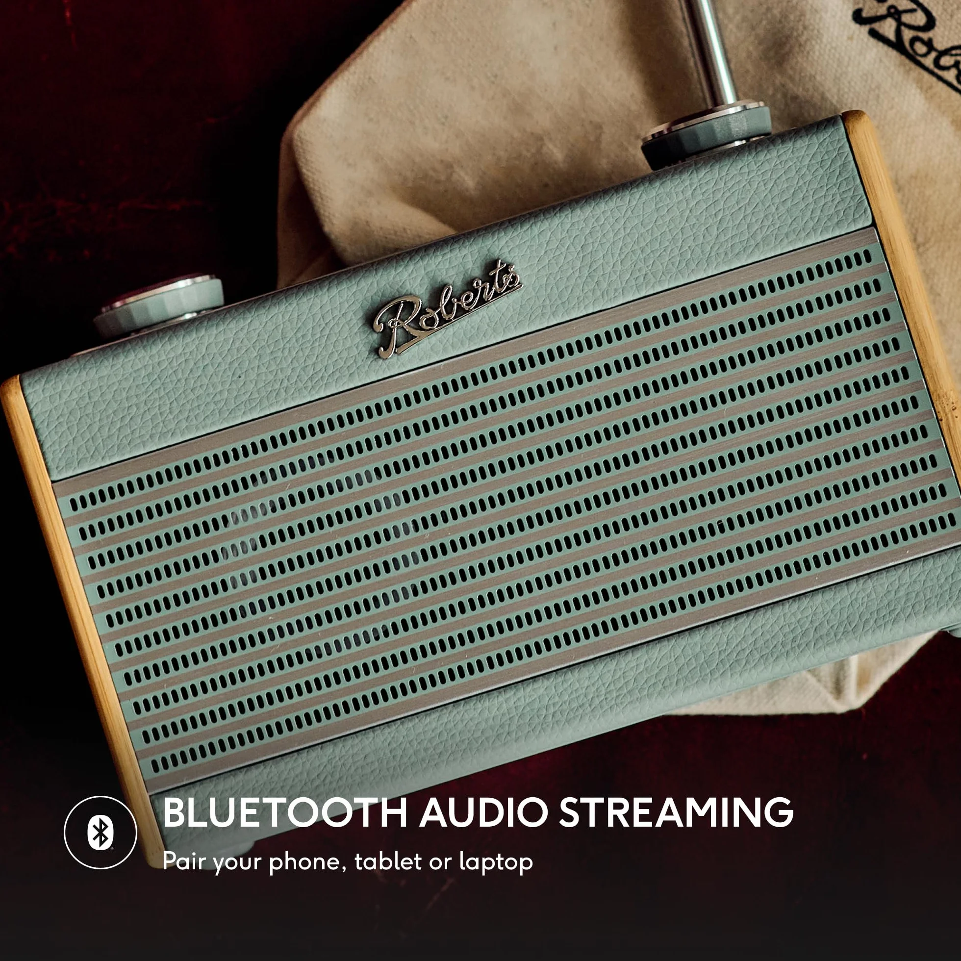 Roberts RAMBLER UNO FM/DAB/DAB+ Radio Digitale Bluetooth Carta da Zucchero