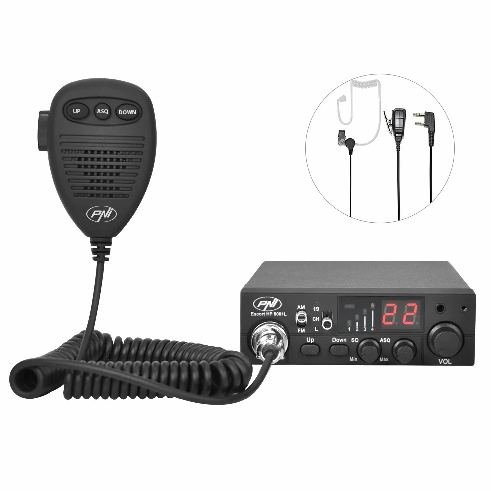 Stacja radiowa CBI ESCORT CB 8001L ASQ CB PNI Extra 48 z magnesem
