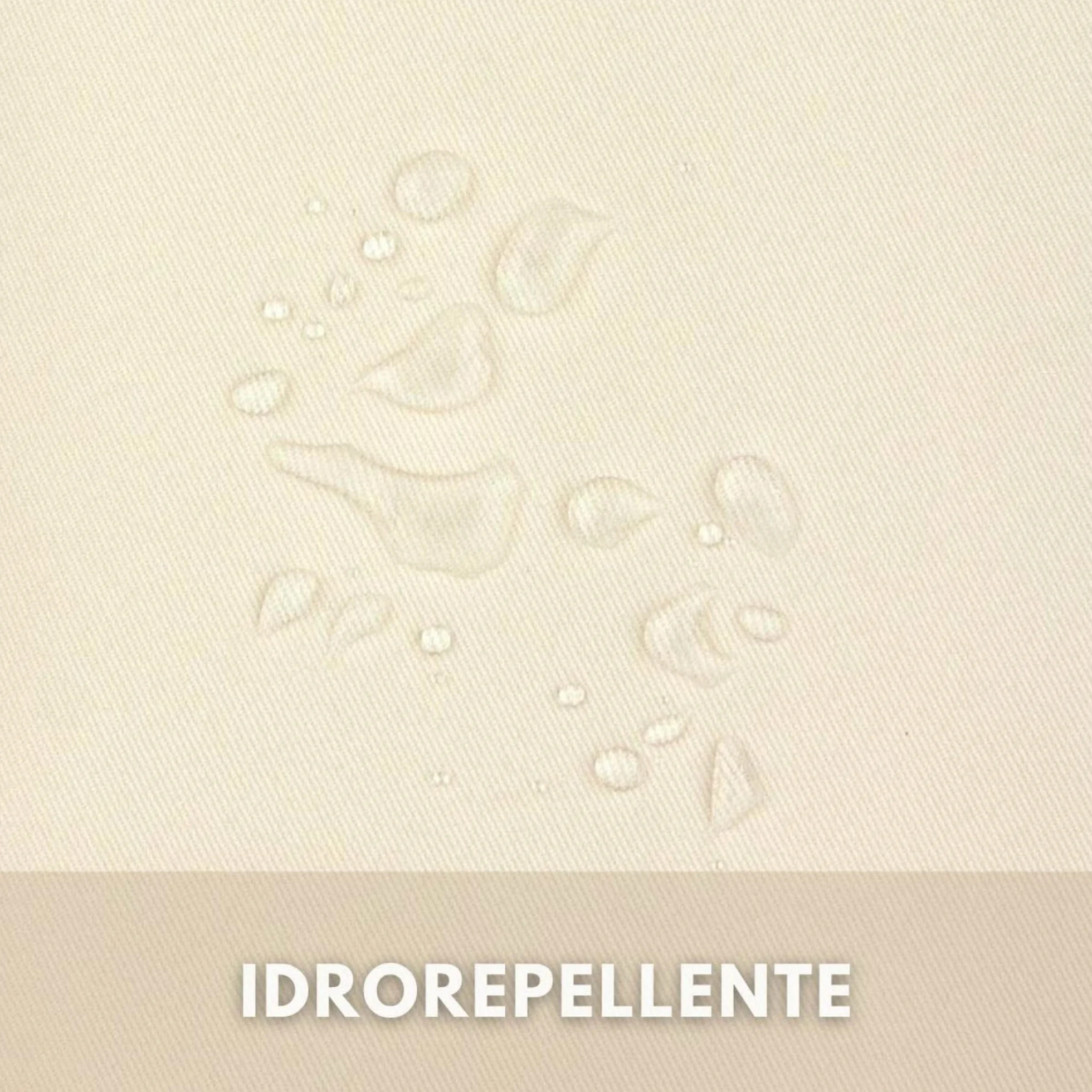Morbidissimi Tenda Gazebo Idrorepellente e Resistente, Tenda Da Esterno 200x240 cm per Gazebo, Dotata di Passanti con Chiusura a Strappo, 100% Made in Italy - Panna