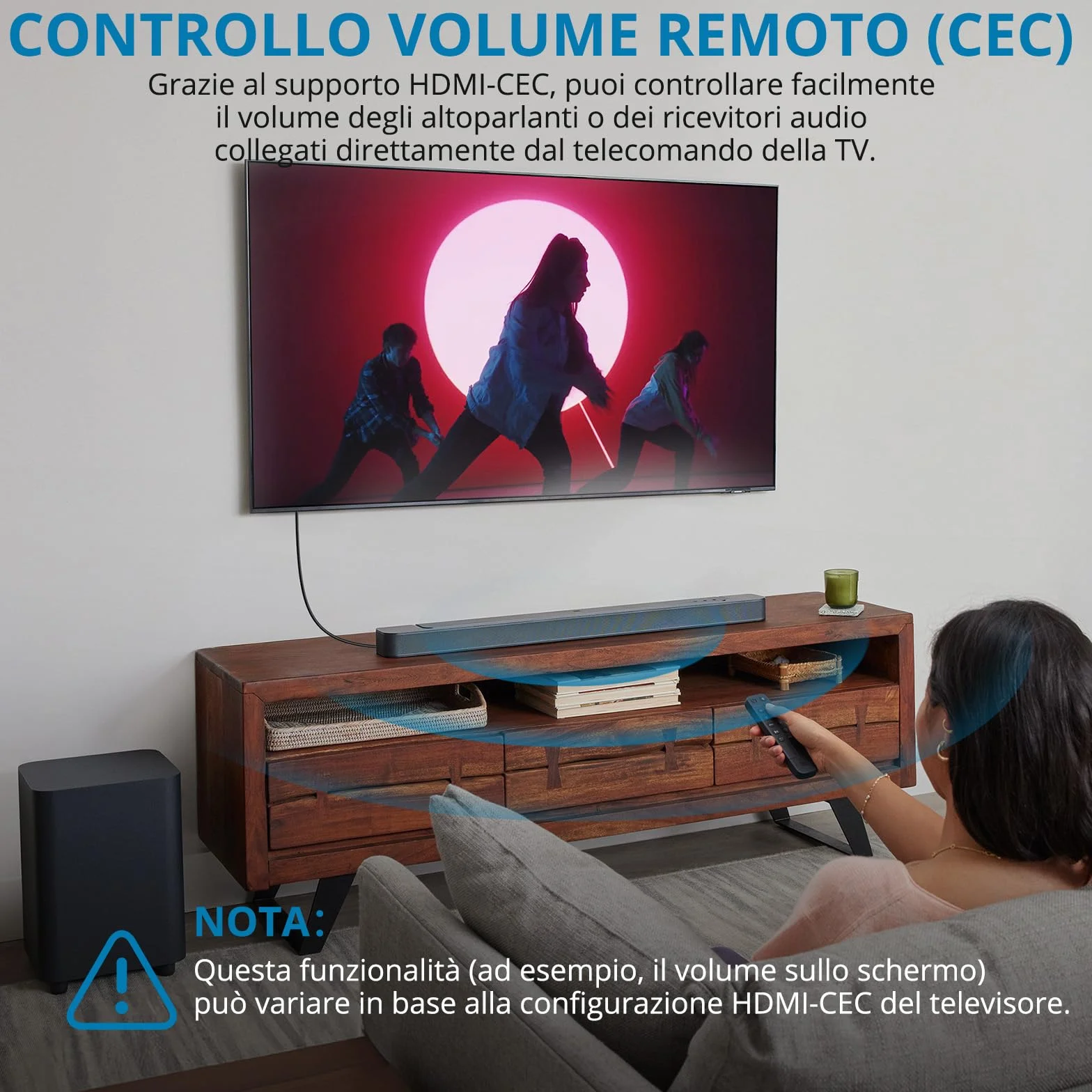 AUTOUTLET Convertitore Audio HDMI eARC/ARC a RCA 192KHz/24bit Supporta CEC PCM 2.0 Cavo 150 cm