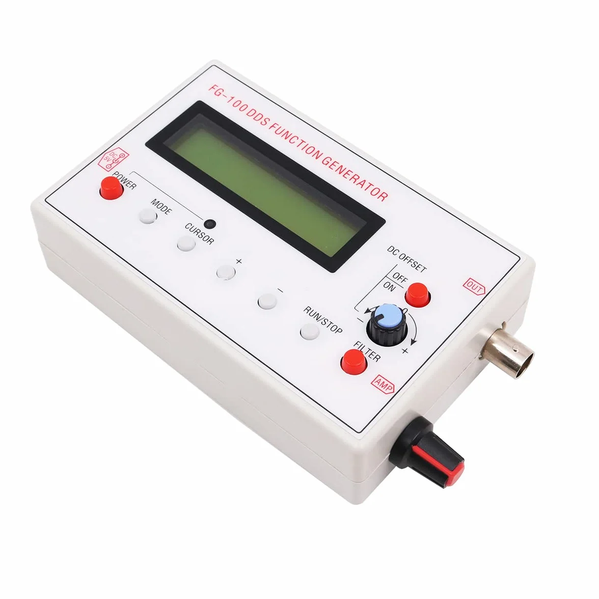 1HZ-500KHZ DDS Generatore di segnale Generatore di frequenza Forma d'onda di uscita - Onda sinusoidale Quadrata Onda Triangolo Onda a dente di sega in avanti Onda a dente di sega inversa