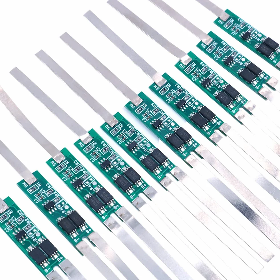 DollaTek 10Pcs 2S 7.4V 3.5A Doppio MOS Scheda di Protezione Bilanciamento per Li-ion 18650 Batteria