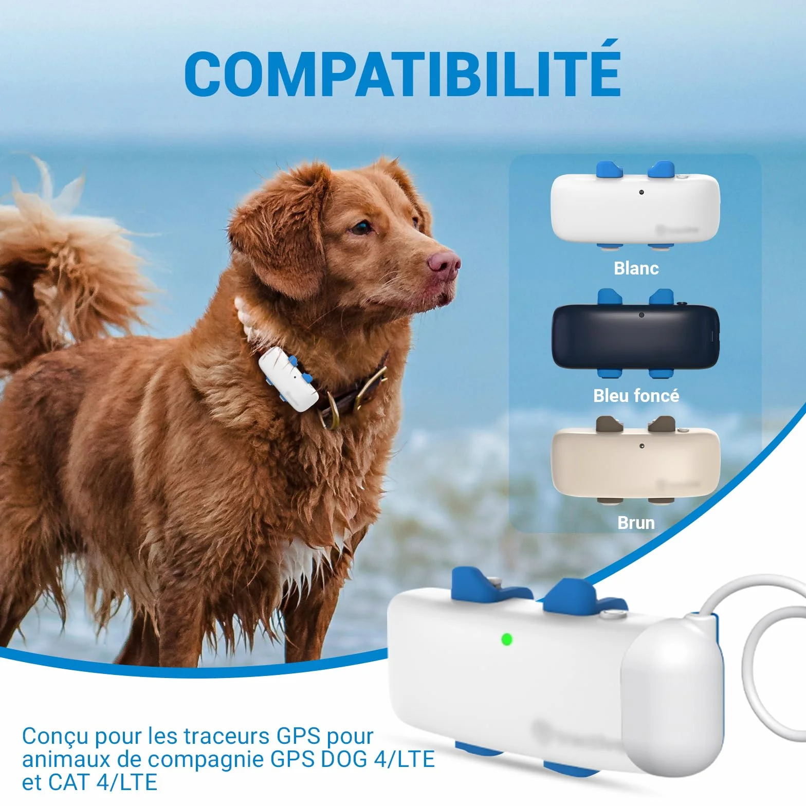 Caricatore magnetico USB-C compatibile con Trac-ti Collare GPS Dog Tracker 5V