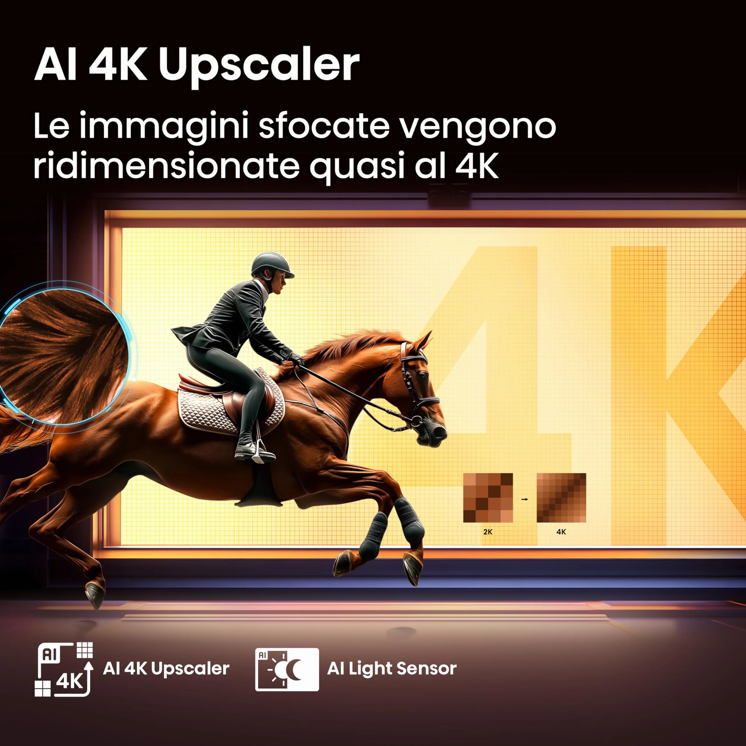 Hisense 55 cali Smart TV 4K Ultra HD 55E63QT VIDAA U8 Dolby Vision HDR10 Game Mode Plus Alexa