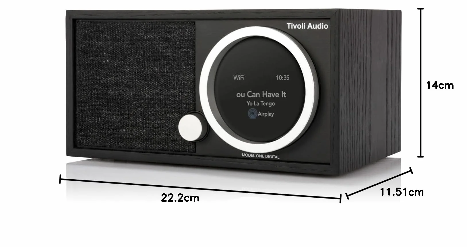 Tivoli Audio Model One Digital Gen 2 Radio Internet Czarno-szary