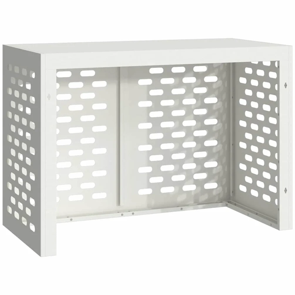 vidaXL Copertura per condizionatore d'Aria 100 x 50 x 70 cm Bianco Impermeabile Resistenza Invernale