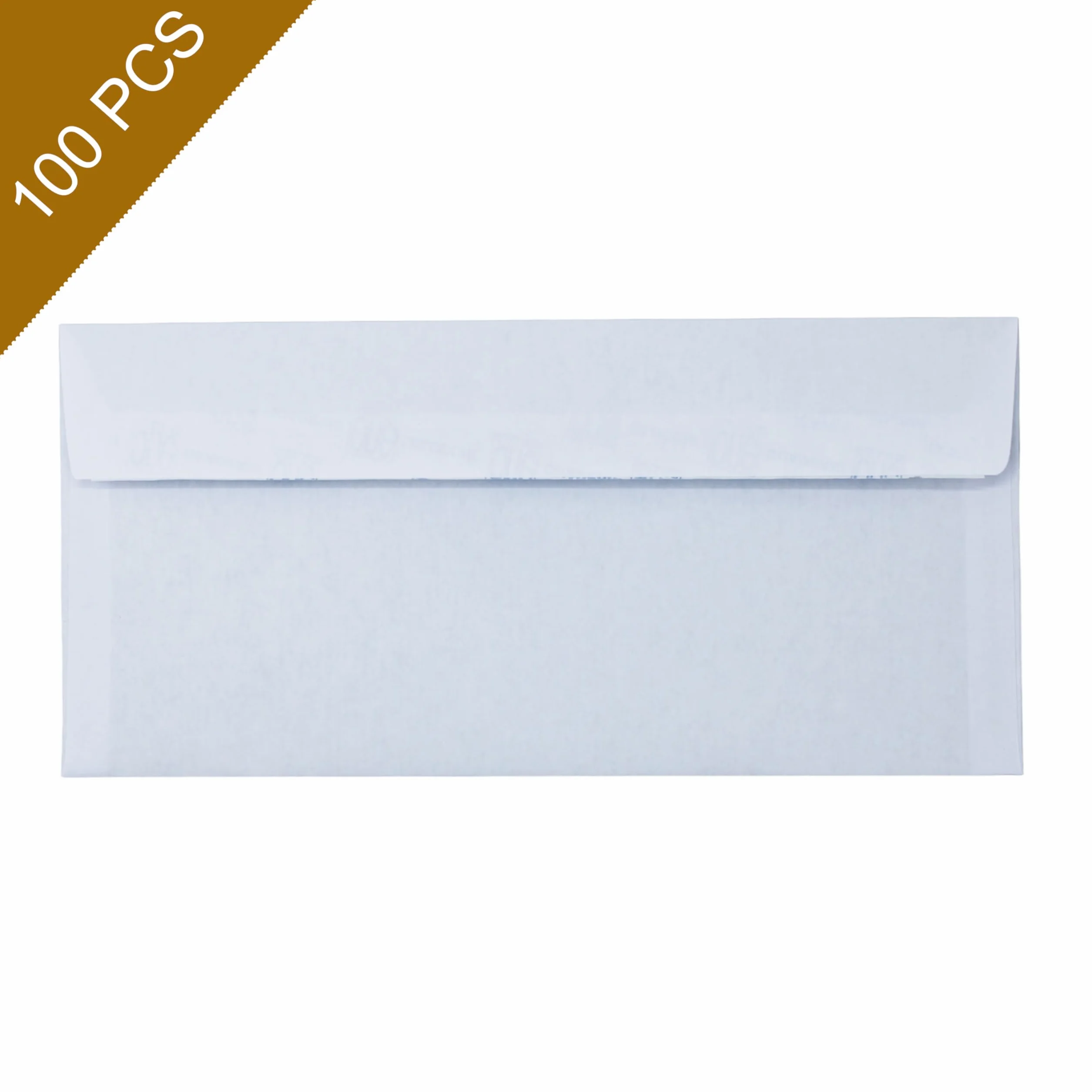 ARKRAFT Buste per Lettere Formato 23 x 11 cm Busta Americana Bianco con Chiusura Adesiva Autosigillante DL 100