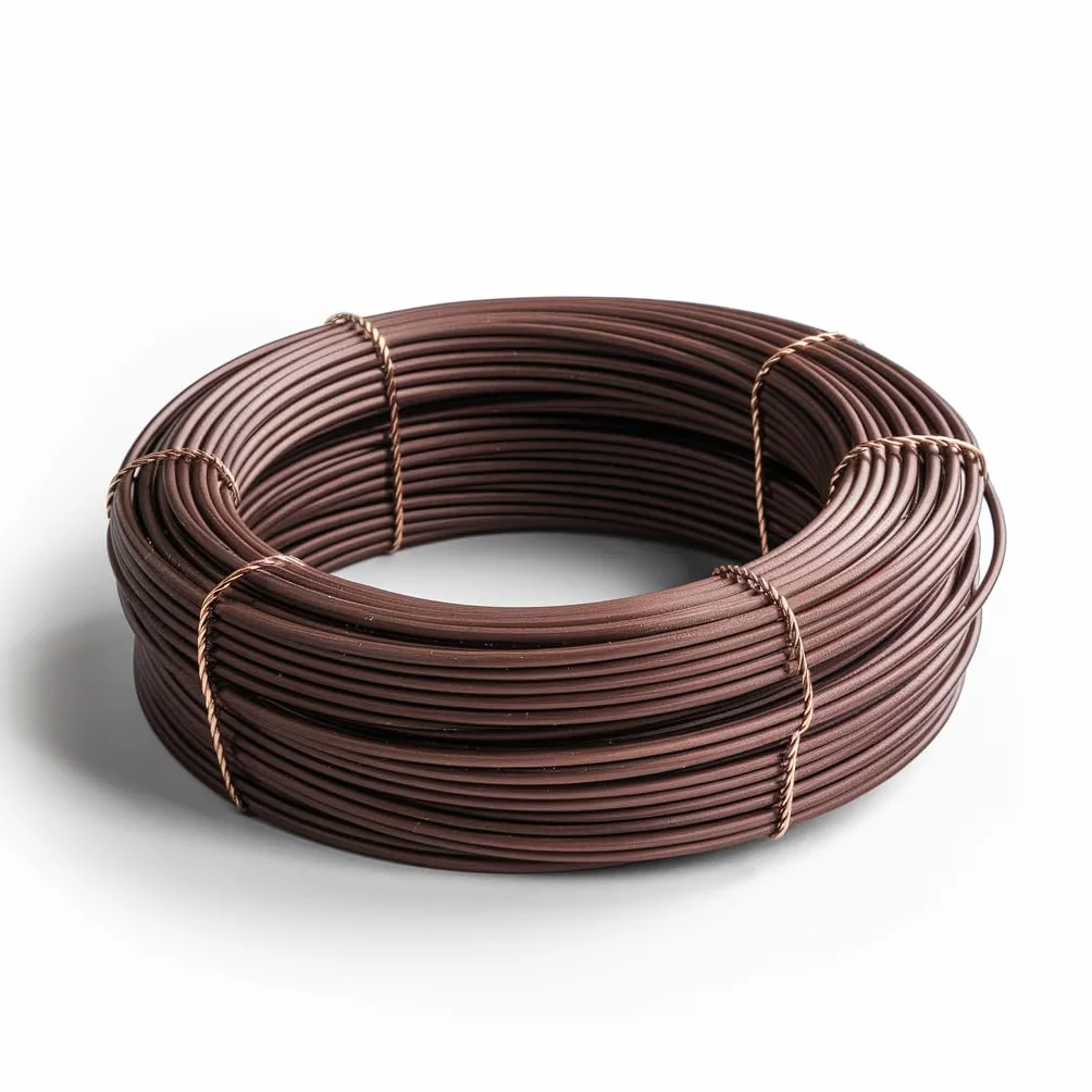 ULISSE® BonsaiPro Aluminium Optima - Filo per Bonsai Brunito - Modellabile e Resistente - Vari Diametri - 500g - per Modellare e Correggere la Forma dei Rami - Attrezzi Bonsai Professionali (5,5 mm)