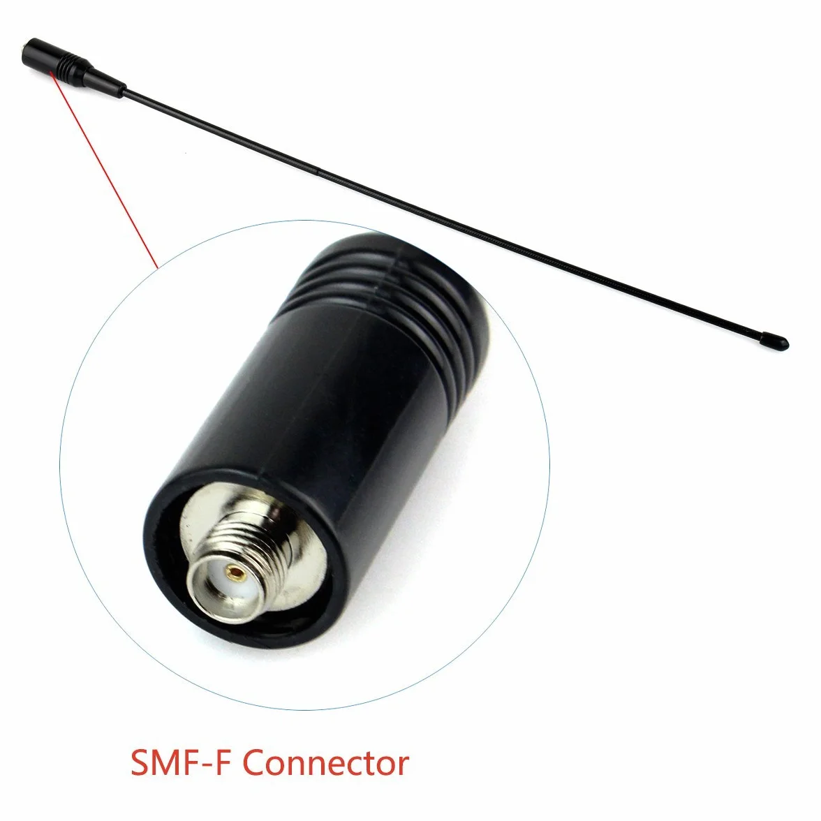 Retevis RT-771 Antenna Telescopica Flessibile SMA-F Doppia Banda 136-174 400-480MHz per Ricetrasmettitore Palmare