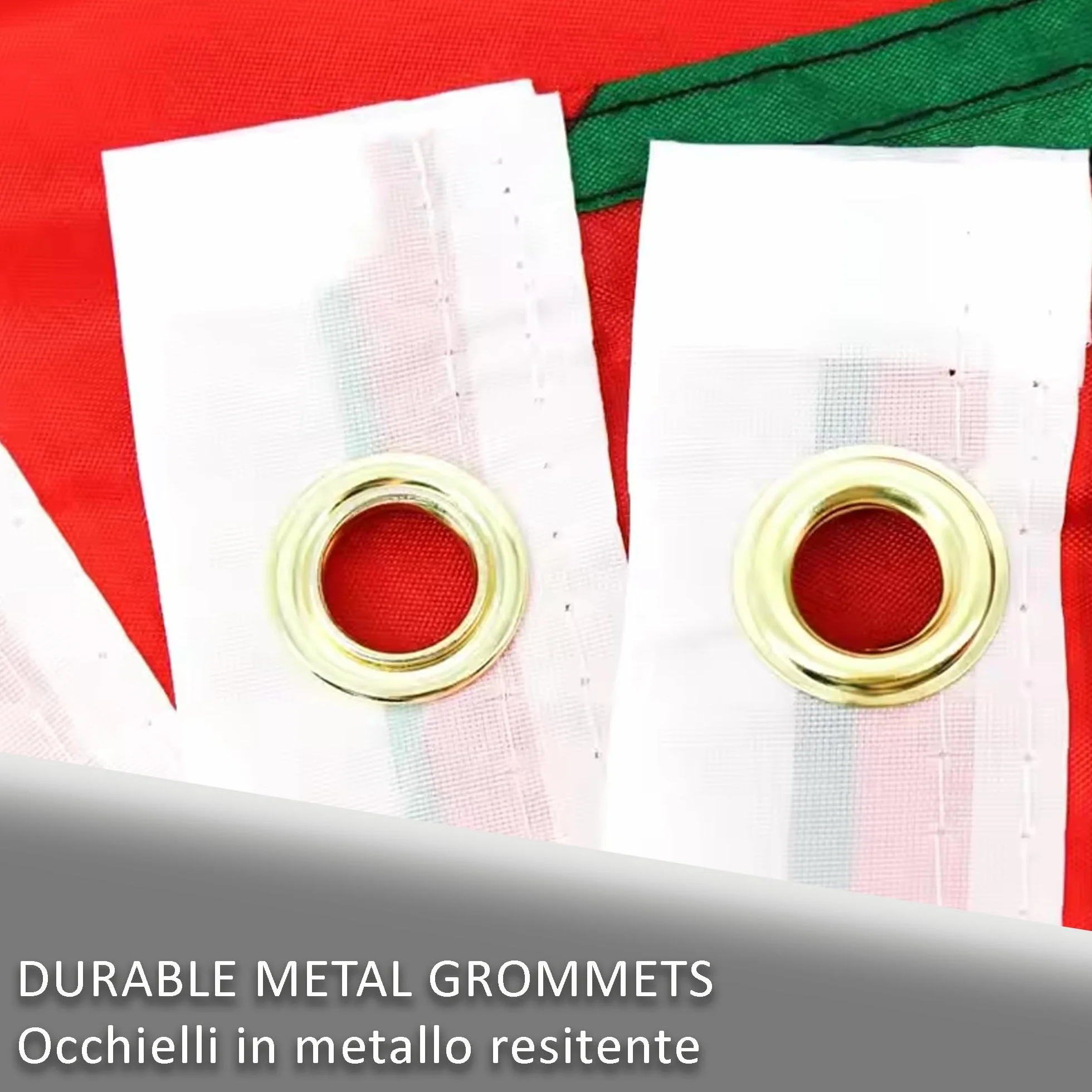 Bandiera Palestina 150x90cm con 2 Occhielli Resistente alle Intemperie per Esterno Bandiera Palestinese