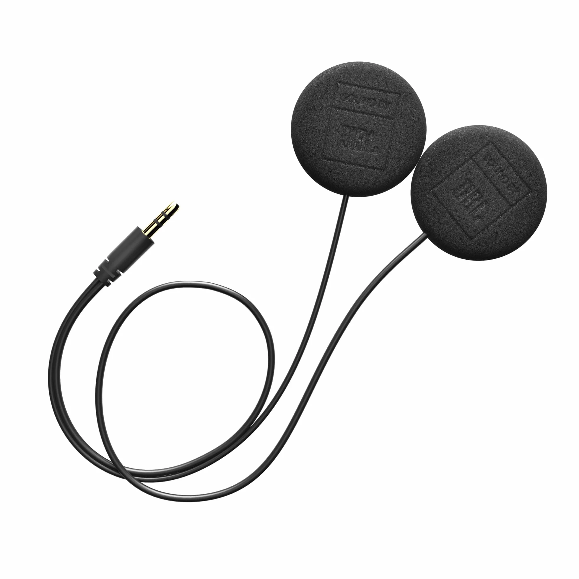 Cardo Audio Set 45 mm per motociclette compatibile con comunicator da casco nero Single Pack