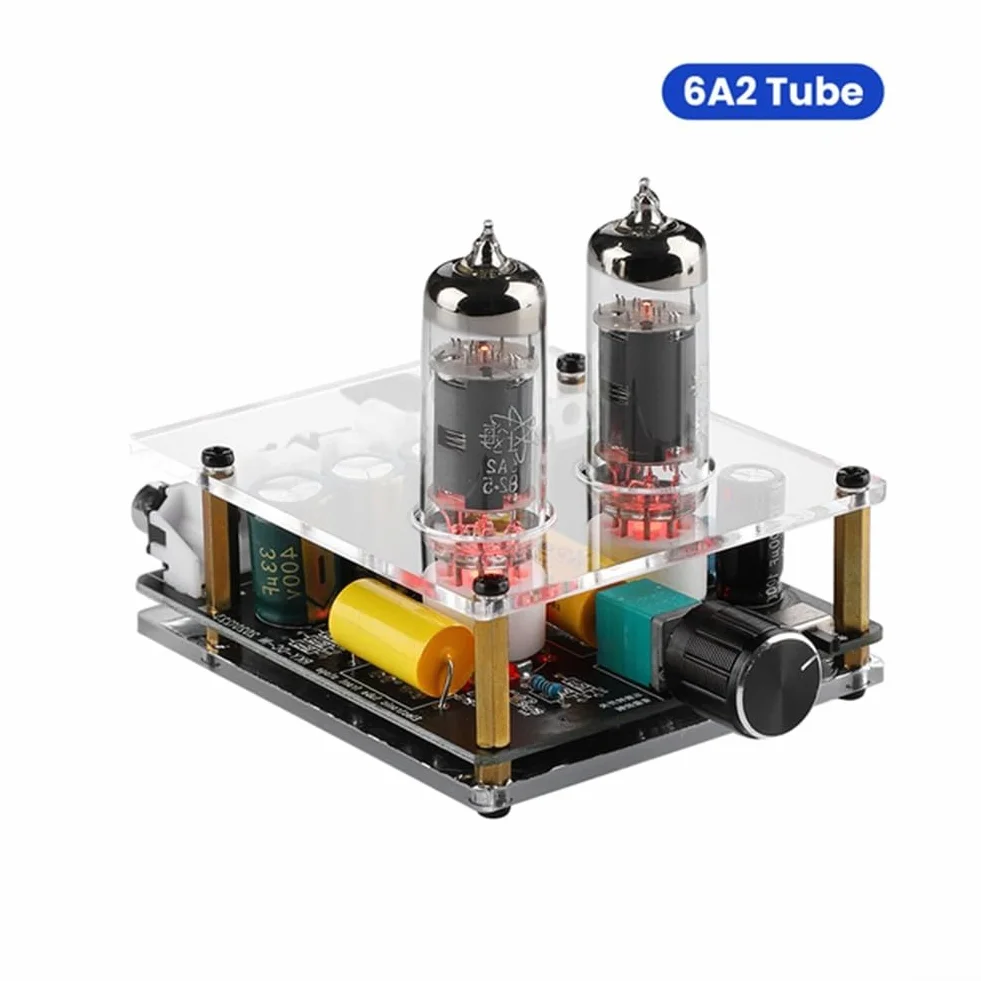 Preamplificatore HiFi 6A2 6J3 DC12-16V per altoparlanti attivi home theater