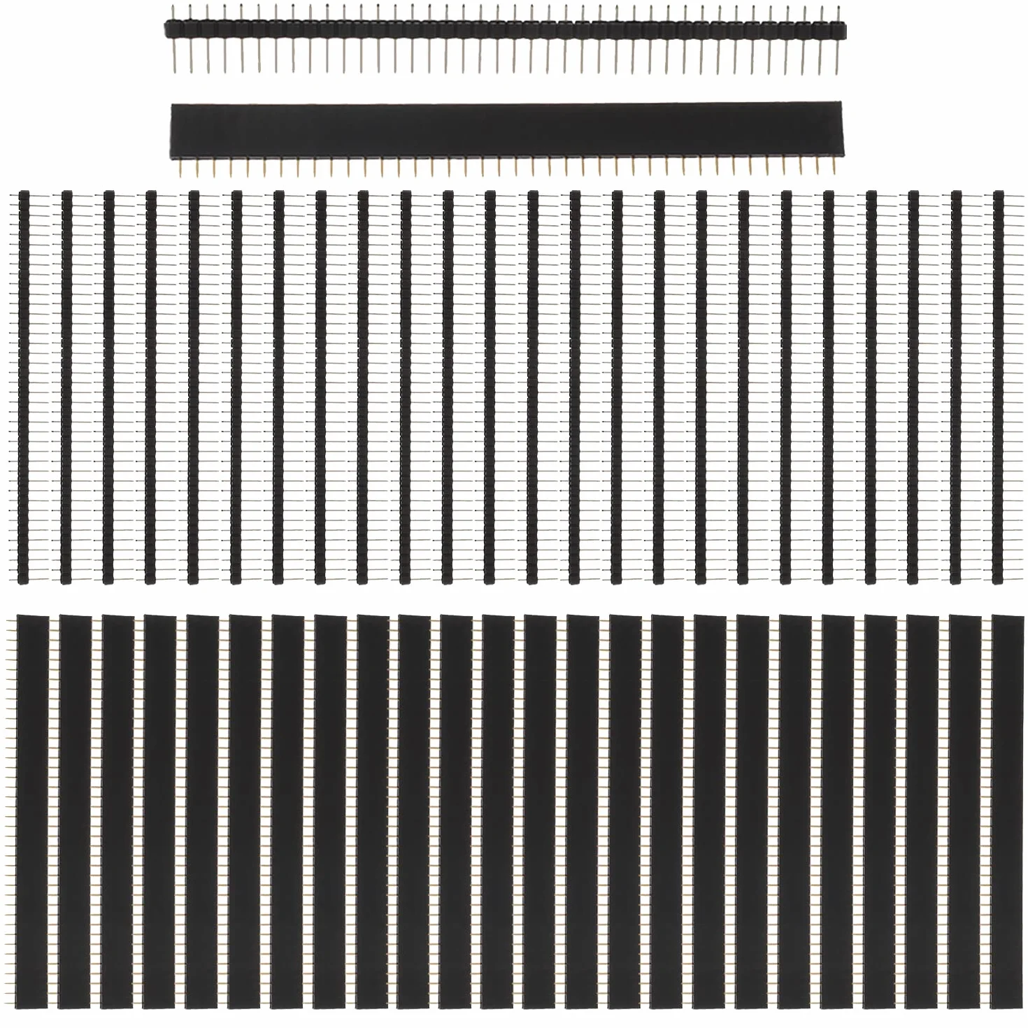 Pin Header 2.54mm 40 Pin Femmina Maschio PCB Saldare 50 Sztuk