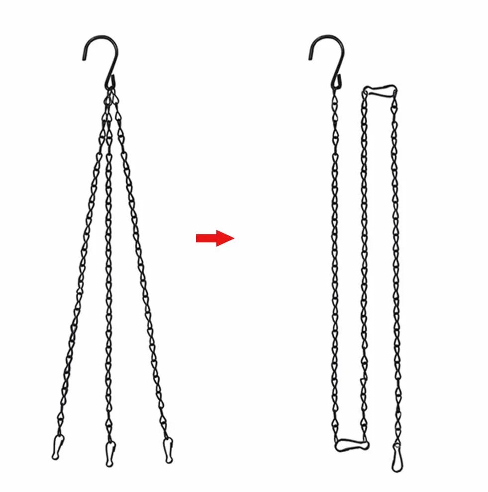 Catene metalliche per appendere 50 cm per vasi fiori cesti gabbie uccelli