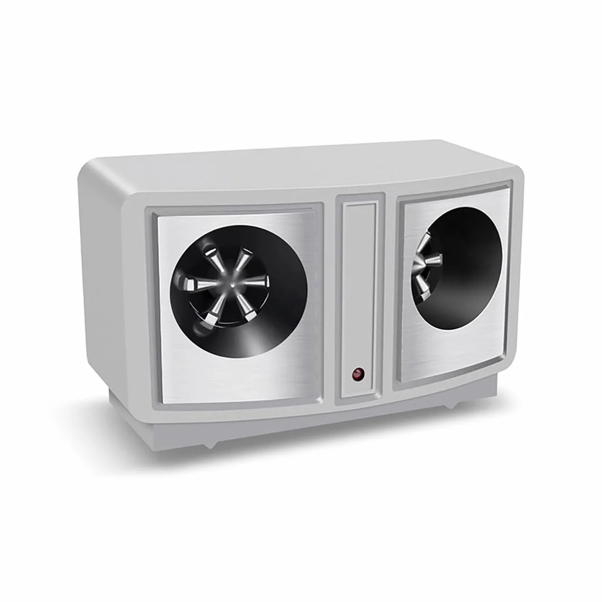 Flortis Topi Ratti Ultrasuoni Doppio Speaker Deterrente Elettrico con Alimentatore Dissuasore Uso Interno