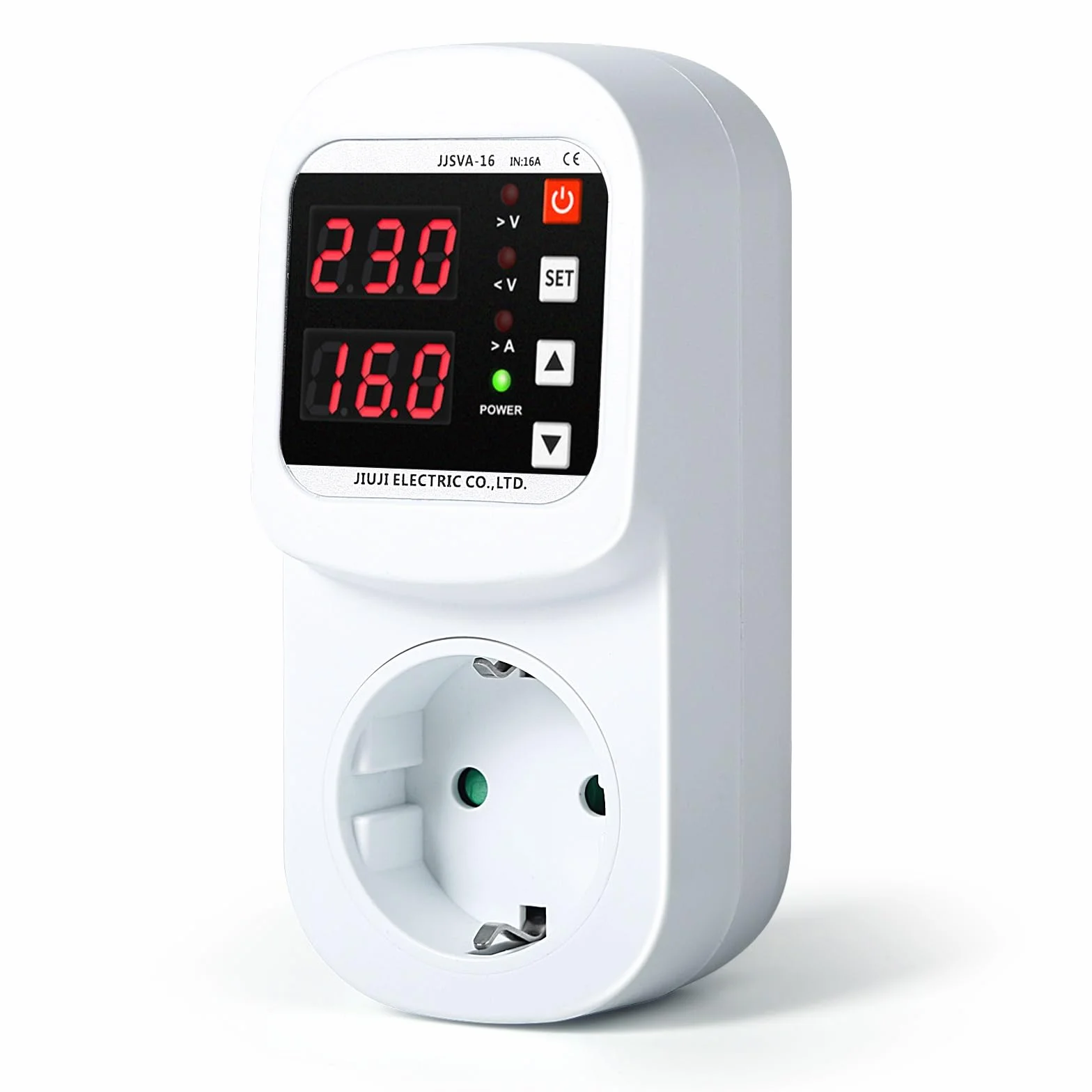 DEWIN Stabilizzatore di Tensione 220V 16A Protezione Sovratensione Sottotensione Sovracorrente