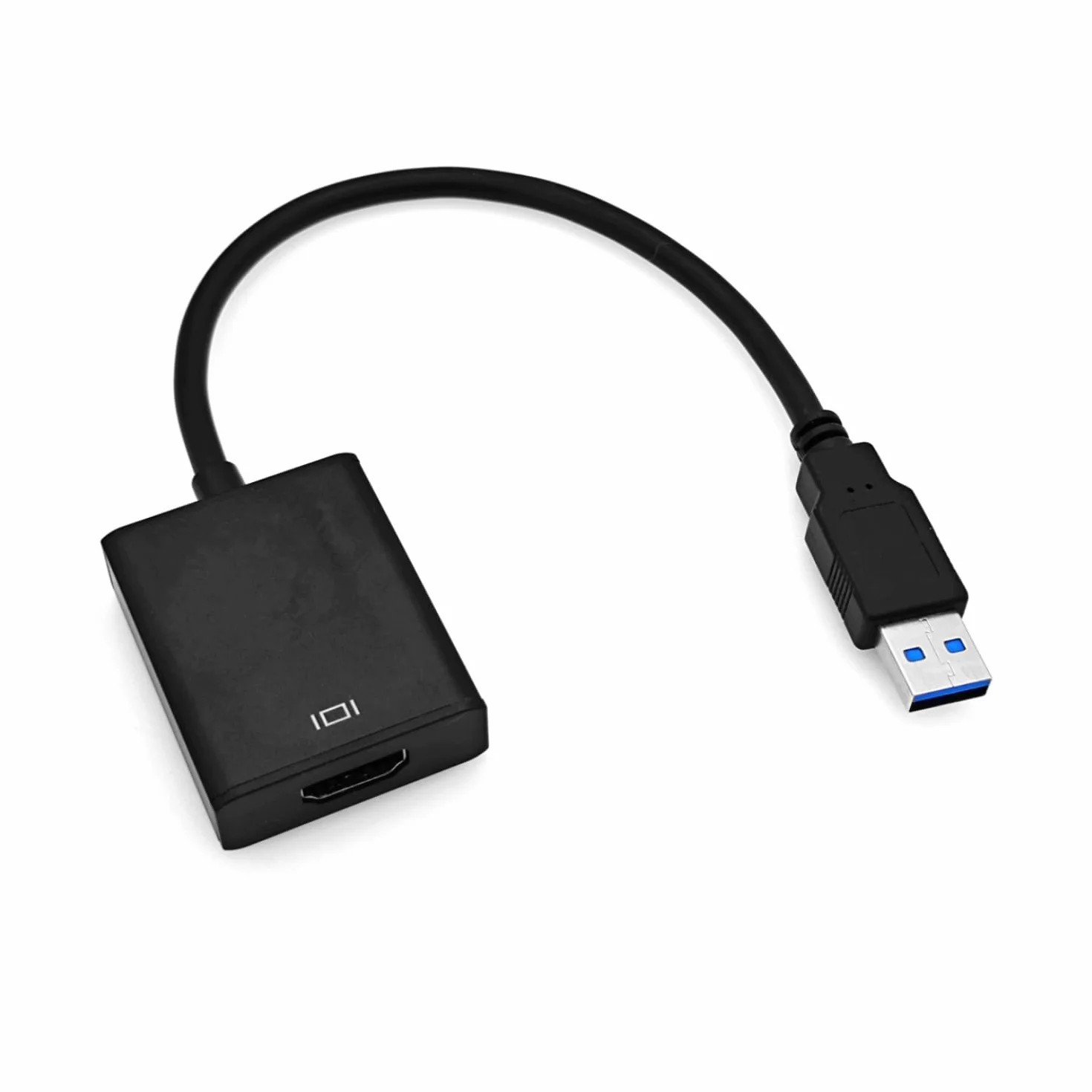 JZK Adattatore USB 3.0 a HDMI, convertitore HD 1080P per monitor esterno, scheda grafica video USB con uscita audio per Windows