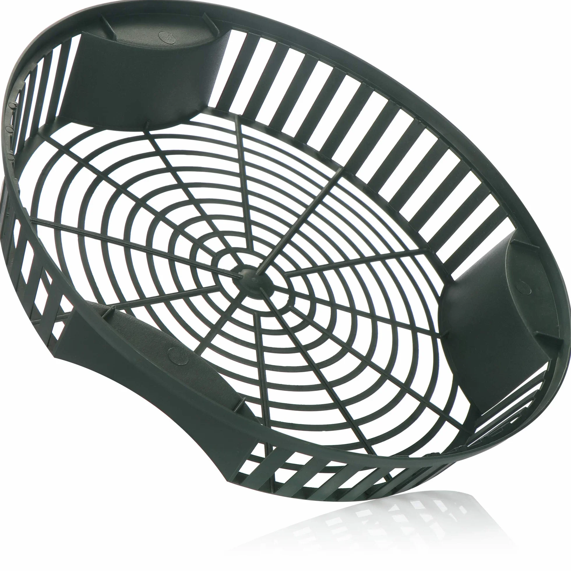 com-four® 6 cesti per piante per bulbi di fiori, vaso per fioriera di propagazione per piantare e conservare piante a bulbo, grande cesto per cipolle verdi (06x ciotola per fioriera verde - 31,5 cm)