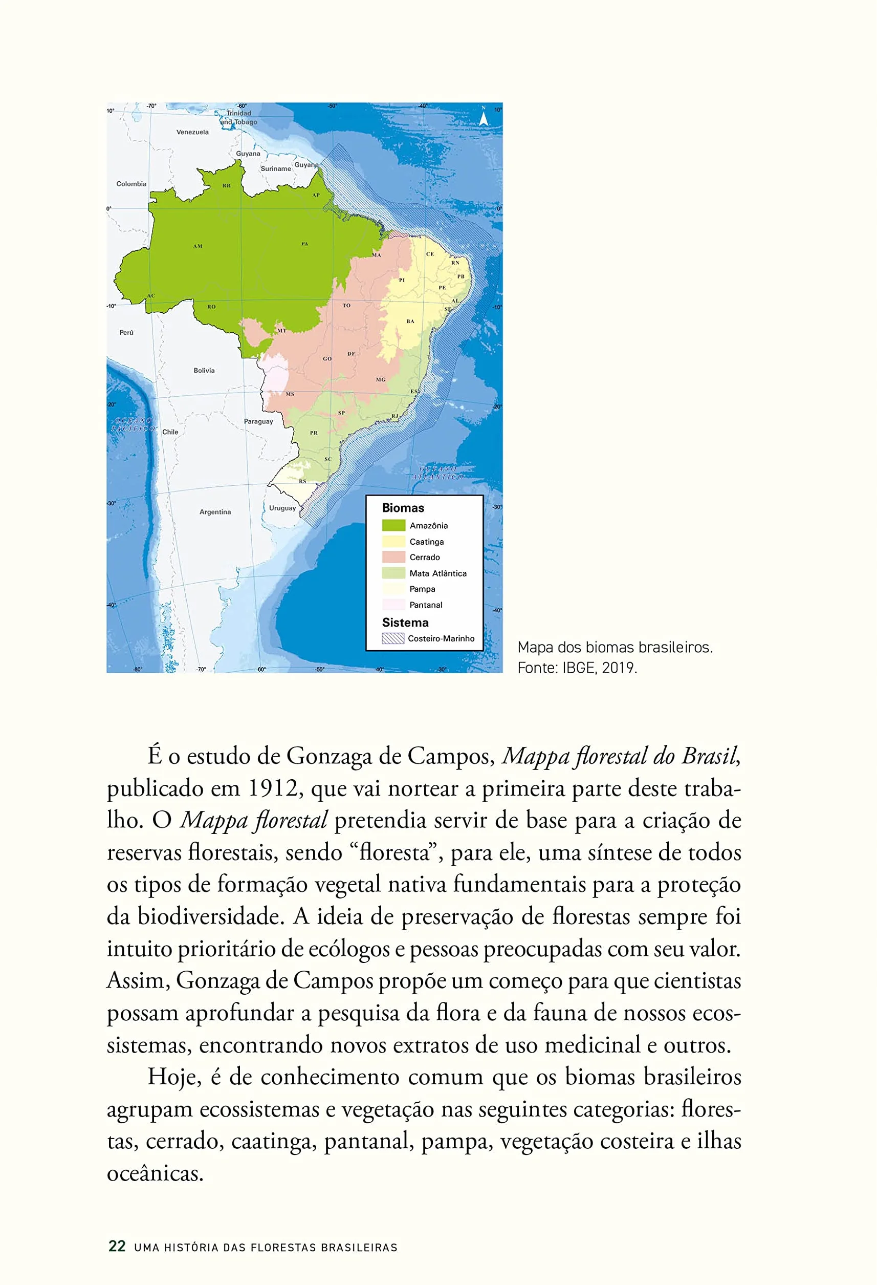 História das florestas brasileiras
