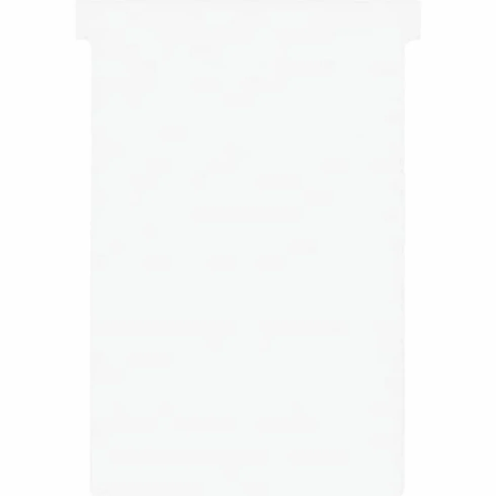 NOBO Schede a T dim 4 100pz Bianco