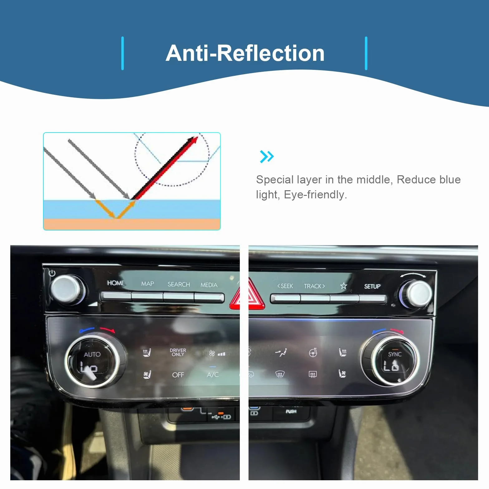 Pellicola Protettiva per Climatizzatore Hyundai Tucson NX4 Facelift 2025 2026 2027, Nano Display Touchscreen Antiurto 6H Antigraffio, 2 Pezzi