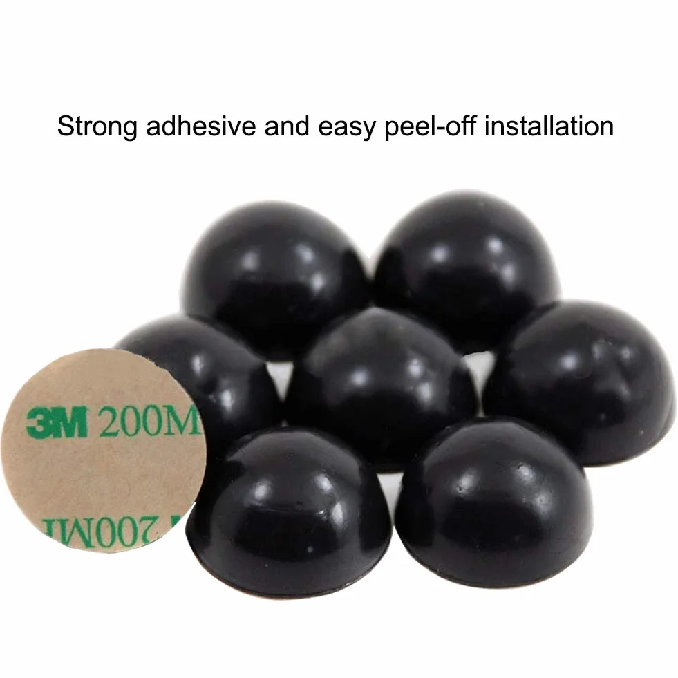 Piedini isolanti autoadesivi in gomma silicone – Set 20 cuscinetti ammortizzatori acustici per altoparlanti