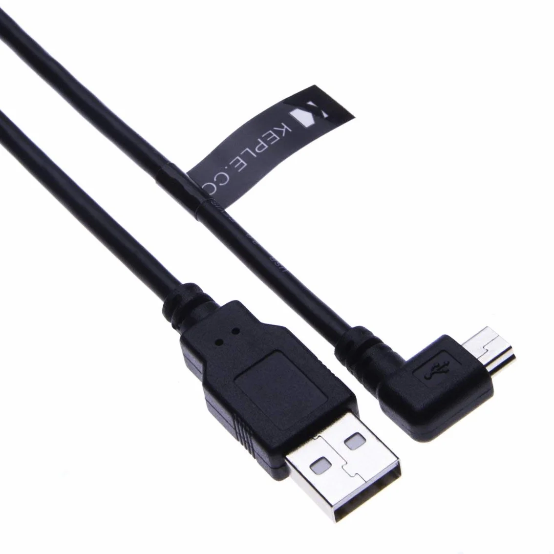 Angolo Retto Mini USB Cavo Maschio a Maschio 2.0 1M Compatibile con Nuvi 200/200W/205/205W/250/250W/255/255W/260/260W