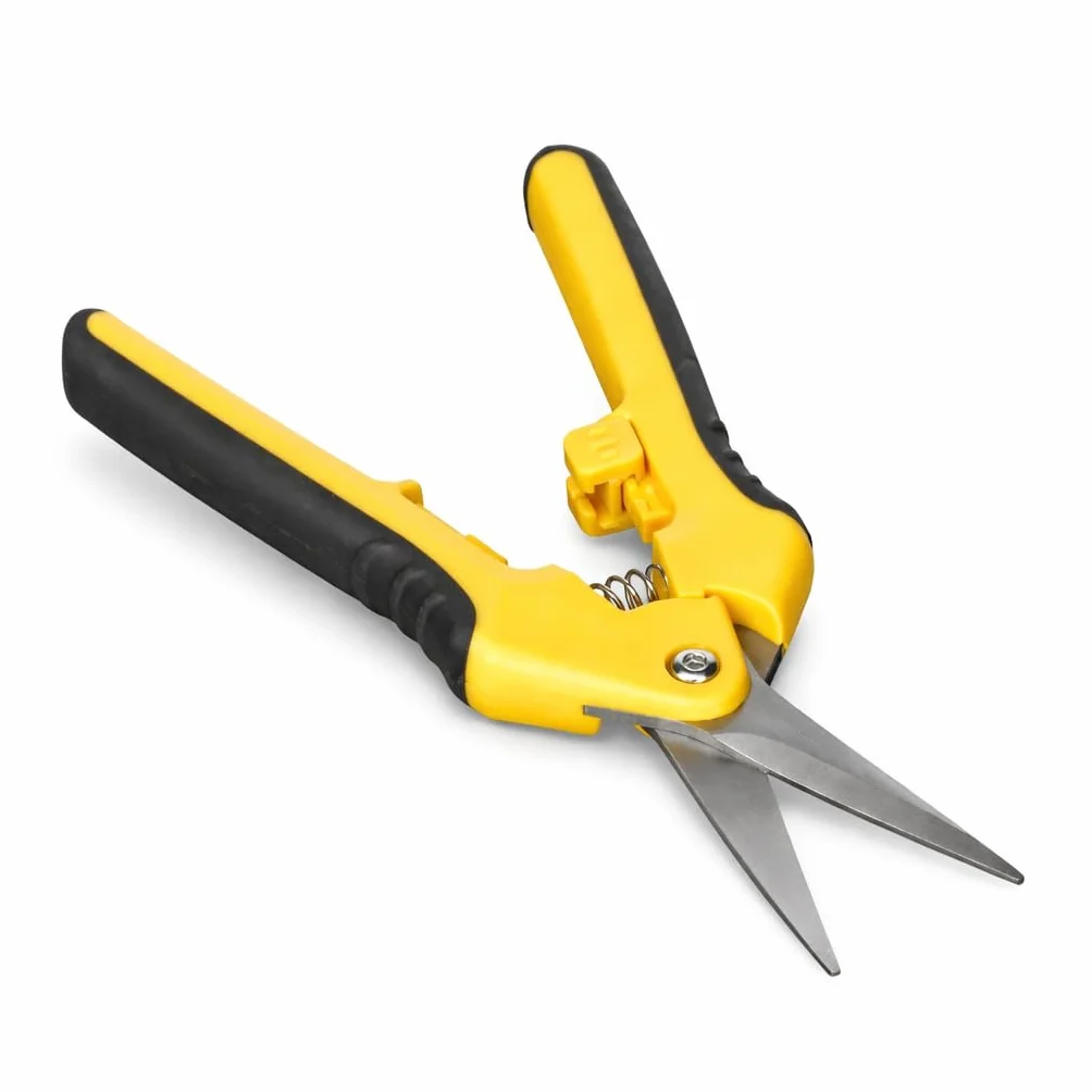 Topolenashop Forbici da Potatura Professionali 165 mm Acciaio Inox Cesoie Lame Dritte Bonsai