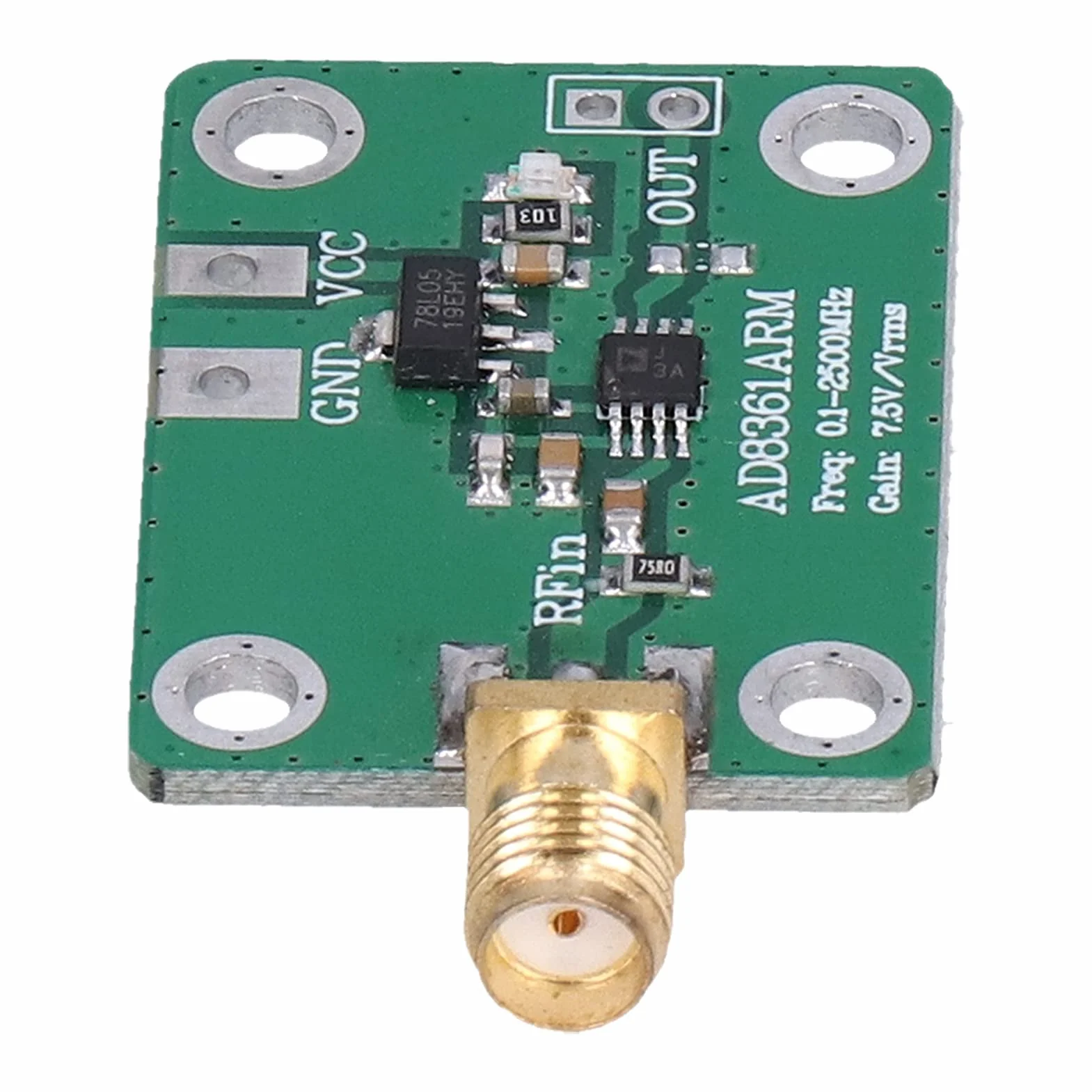 AD8361 Rilevatore logaritmico RF Misuratore di potenza 0-2.5GHz Alta precisione