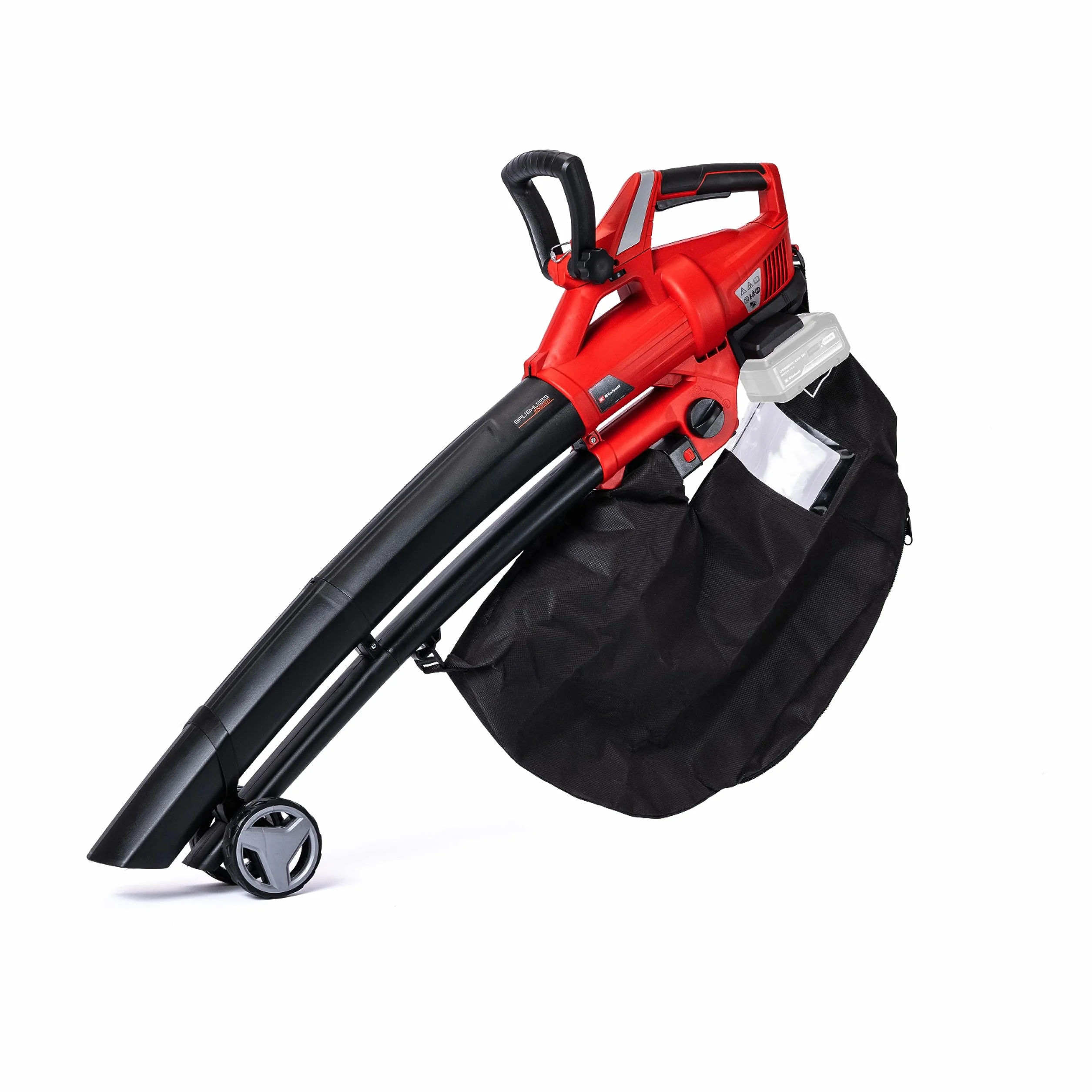 Einhell 3433600 Solo Soffiatore, Aspiratore A Batteria, Rosso/Nero