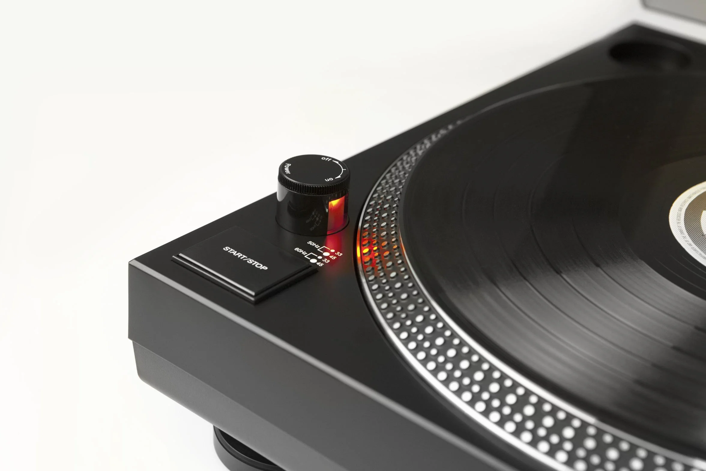 TechniSat TECHNIPLAYER LP 300 Giradischi professionale USB per DJ con funzione scratch, velocità 33/45 giri/min, azionamento diretto, nero