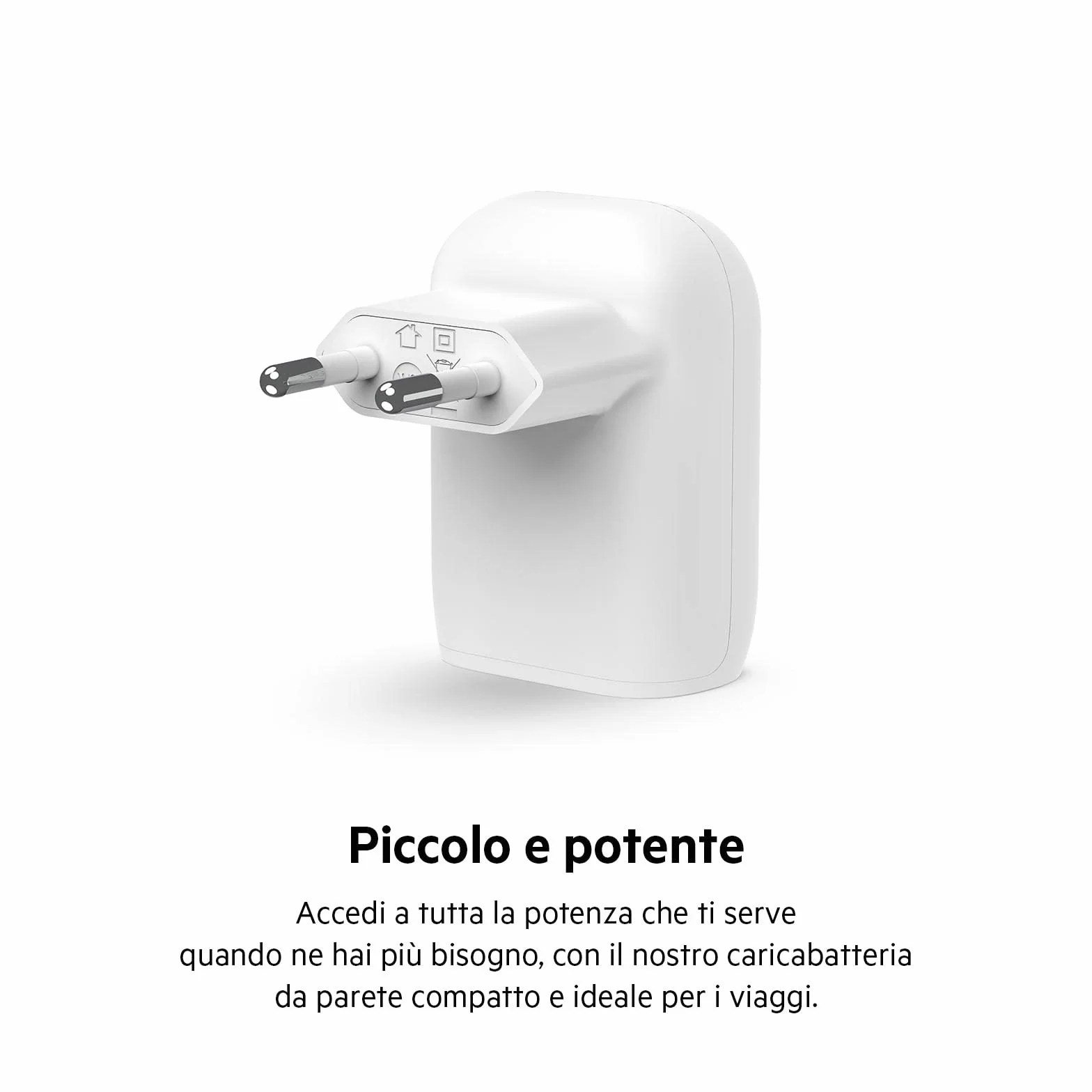 Belkin Caricabatteria da parete USB-C 30W PPS PD 3.0 per iPhone 16 15 14 Galaxy S24 S23 iPad AirPods MacBook Air