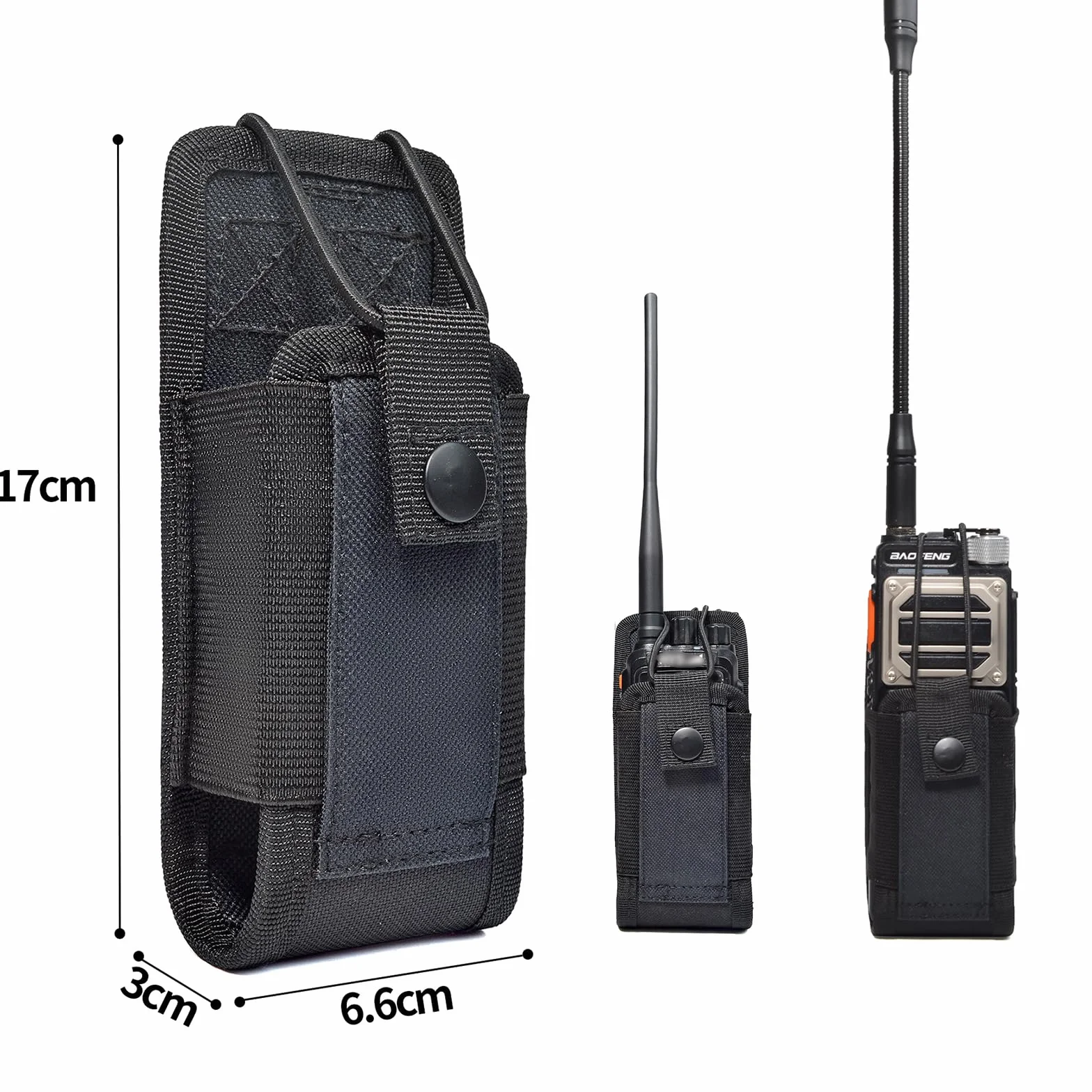 Custodia per radio Molle per Motorola Baofeng Kenwood tattico cintura di sicurezza