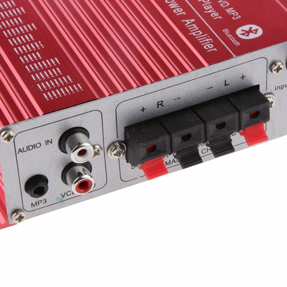 12V Hi-Fi Bluetooth stereo amplificatore audio digitale USB SD FM