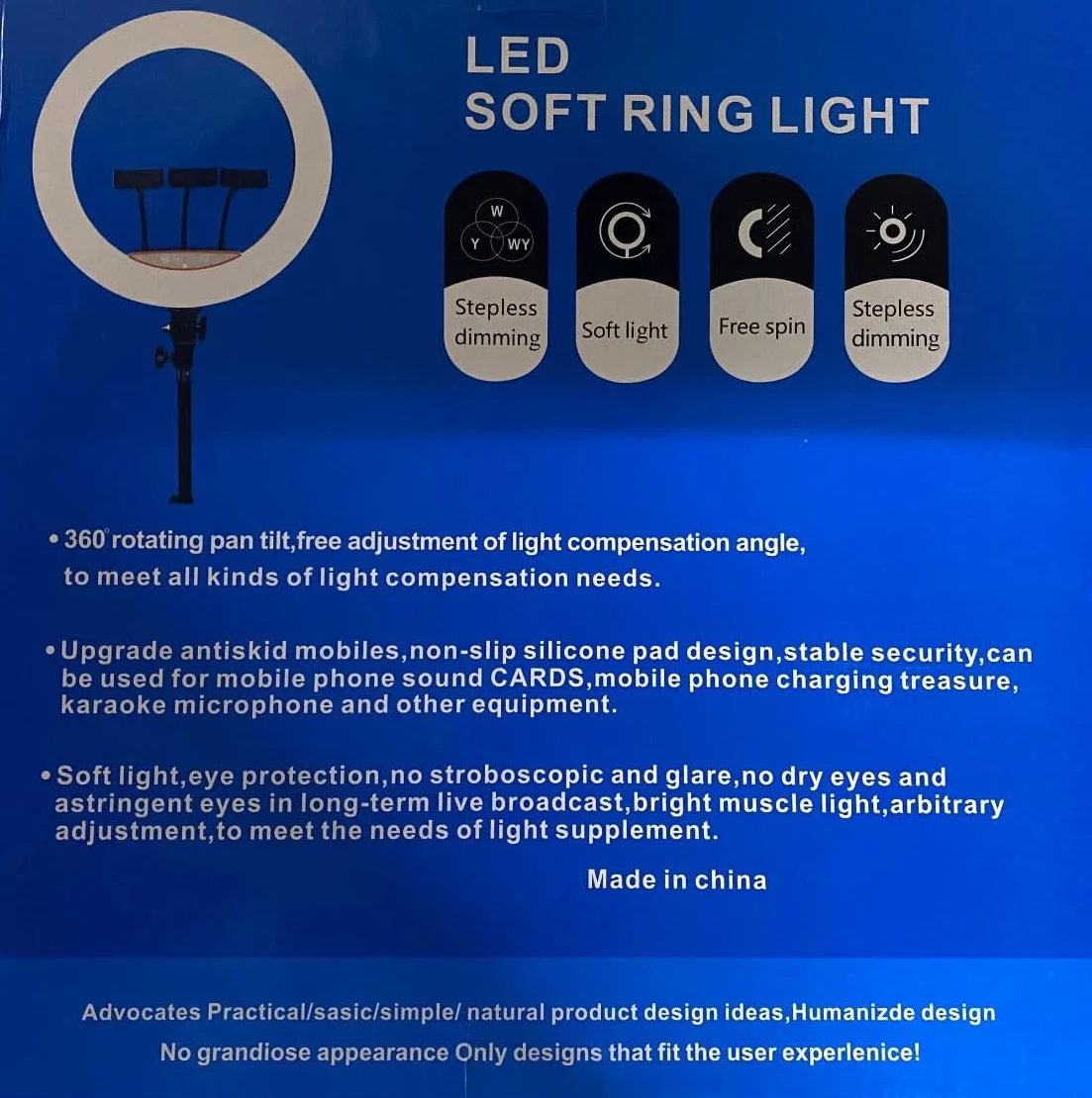 Pierścień świetlny 45 cm profesjonalny z statywem i pilotem Ring Light 18"