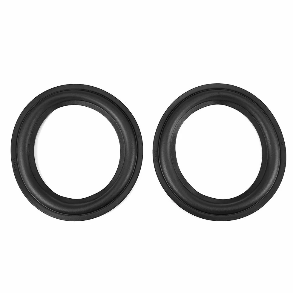 Kit riparazione surround altoparlante 156mm anelli bordo gomma perforata 2 pezzi