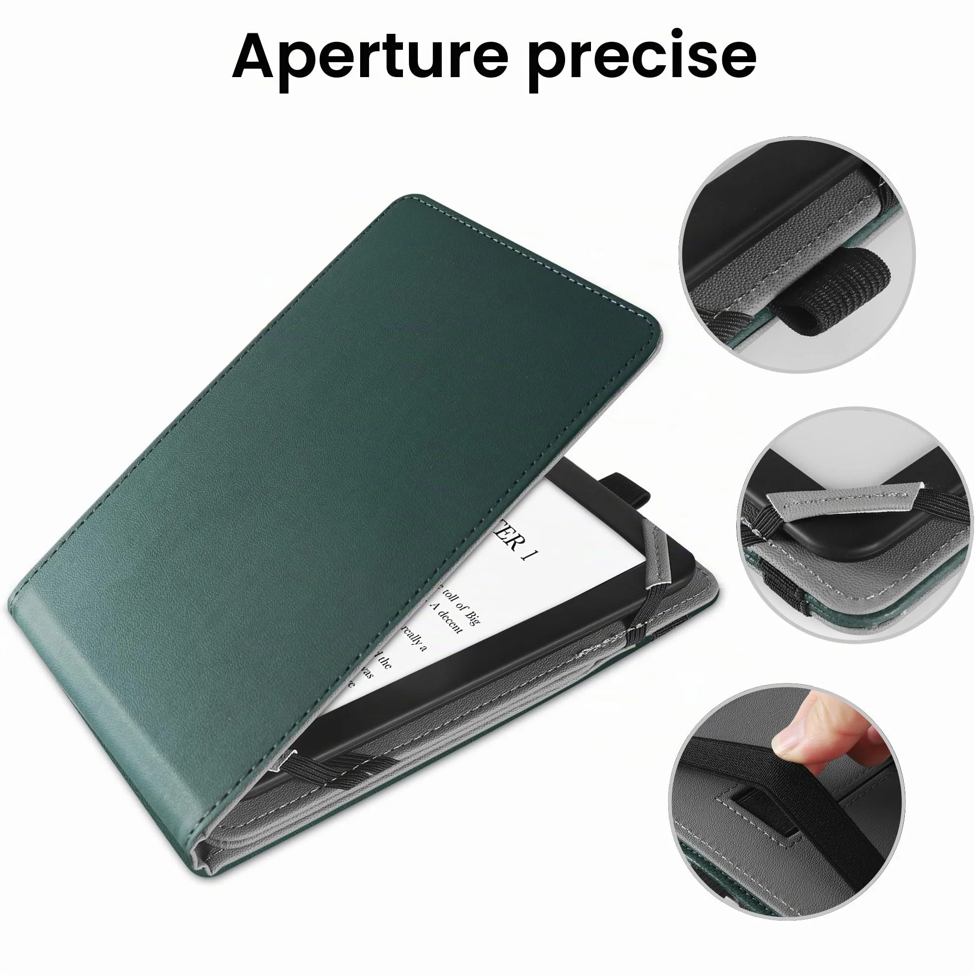 VOVIPO Custodia universale per 6 6.8 7 pollici Kindle Paperwhite/Colorsoft eReaders, Stand Cover con cinturino compatibile con Kindle/Kobo/Tolino/Pocketbook/Sony - Menta