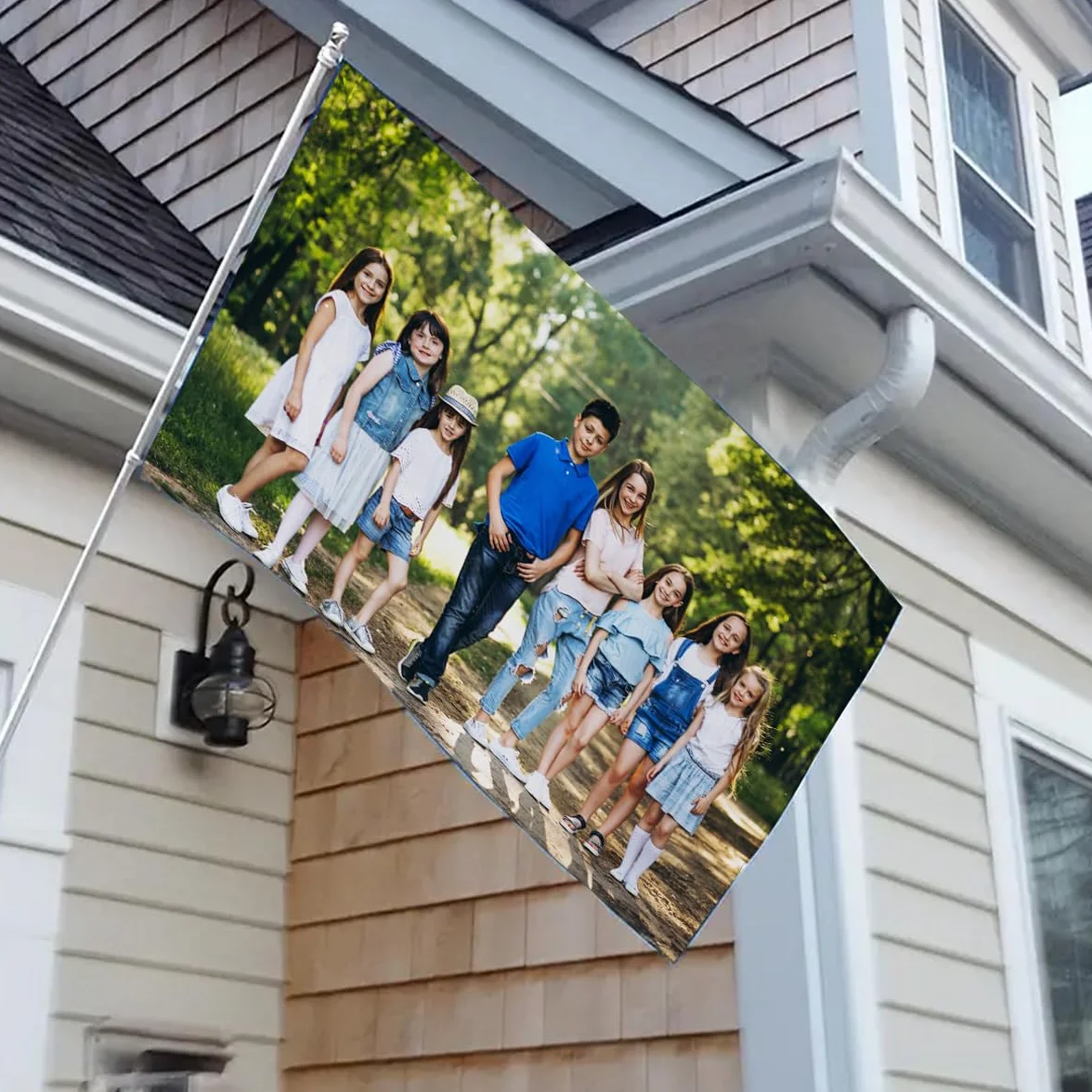 Bandiera Personalizzata con Logo per Decorazione Esterna Balcone Prato Festa
