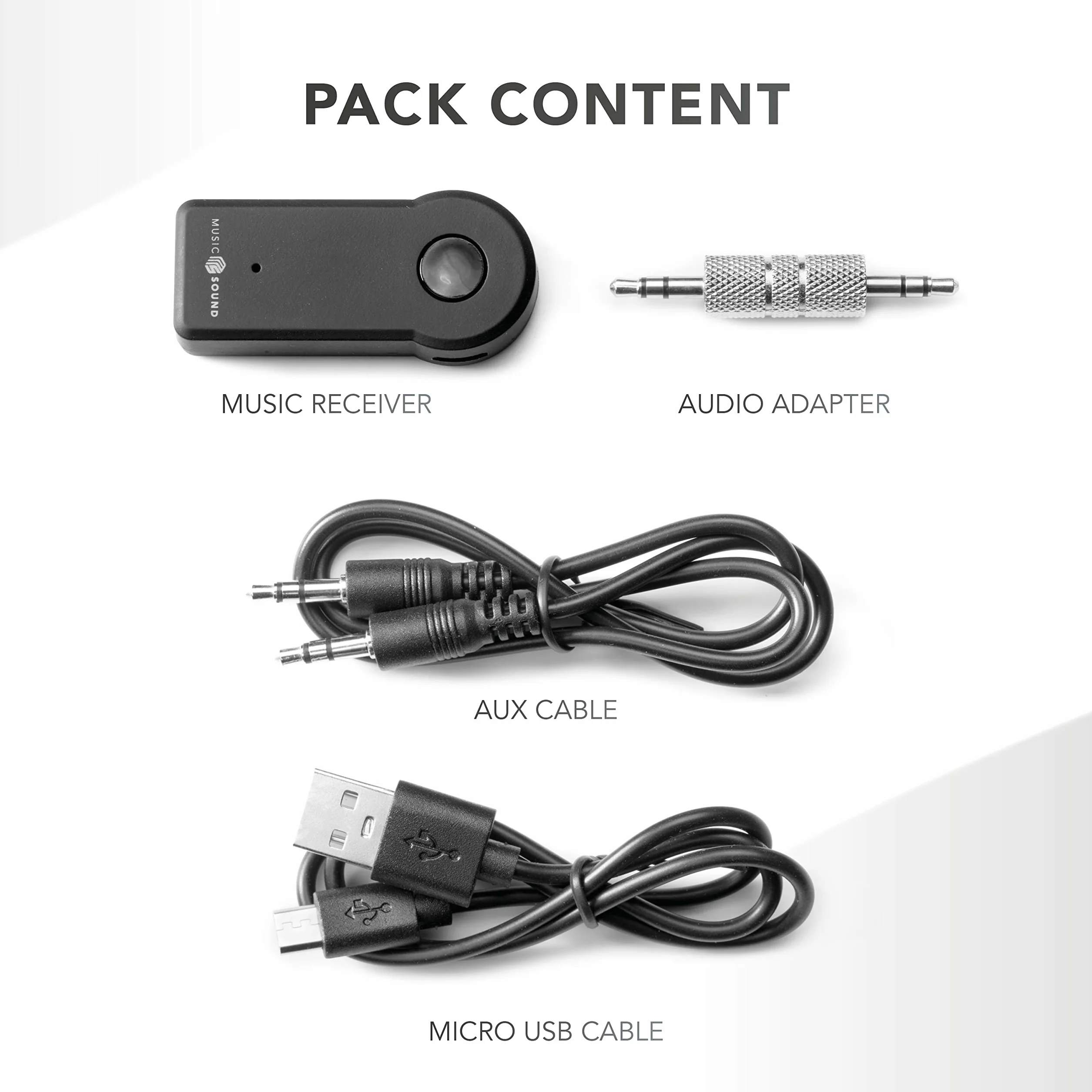 BLUETOOTH RECEIVER Universale Nero