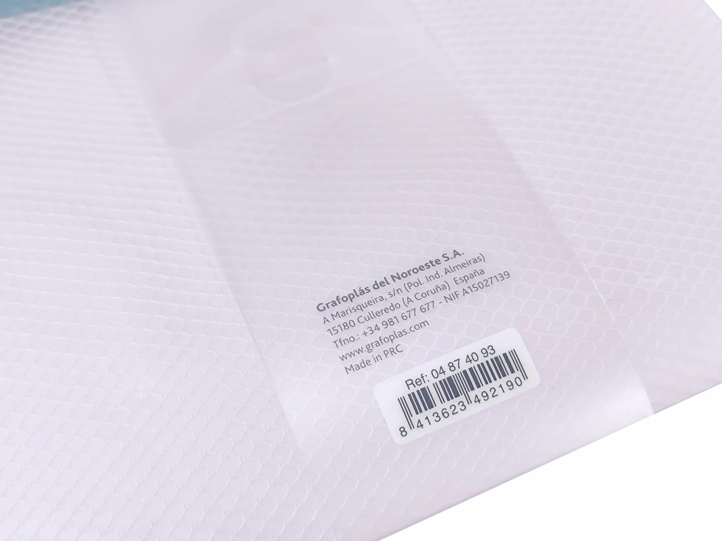 Grafoplás Borsa con cerniera EVA Soft A5 Rosa pastello Zipper Bag gomma EVA trasparente