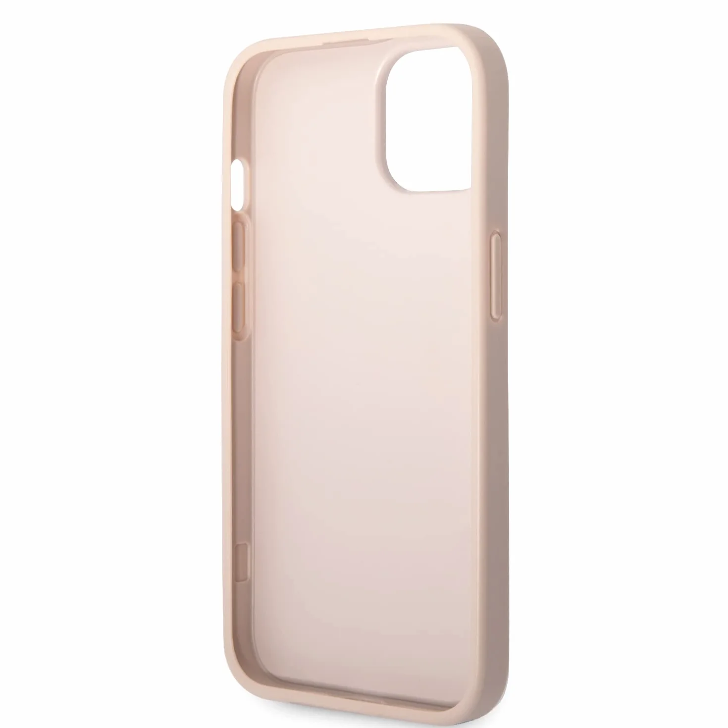 GUESS GUHCP15S4GMGPI Custodia rigida iPhone 15 6.1" con logo Big Metal