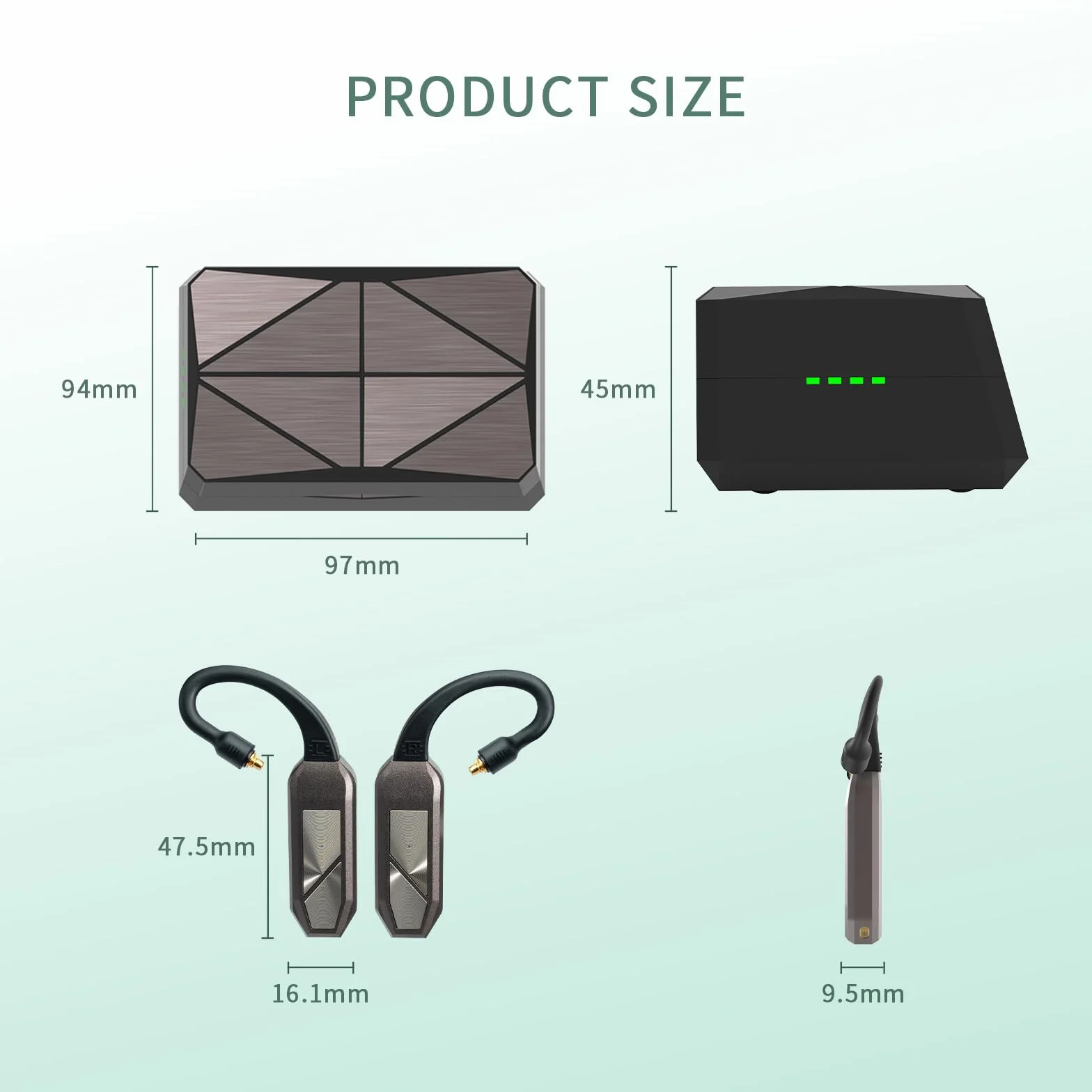 iFi GO Pod Max DAC portatile TWS Bluetooth 5.4 ad alta fedeltà per IEM LDAC aptX Lossless K2HD 35H UVC ricarica rapida