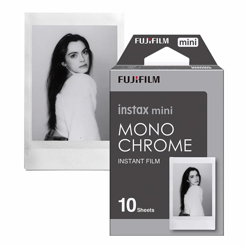 Fujifilm instax mini Film Pellicola Istantanea 46x62 mm 10 shot Monochrome