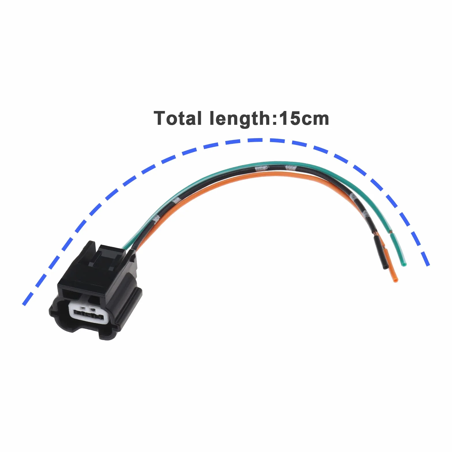 Cavo connettore a 3 pin PDC sensore di parcheggio compatibile con Audi Renault 15 cm